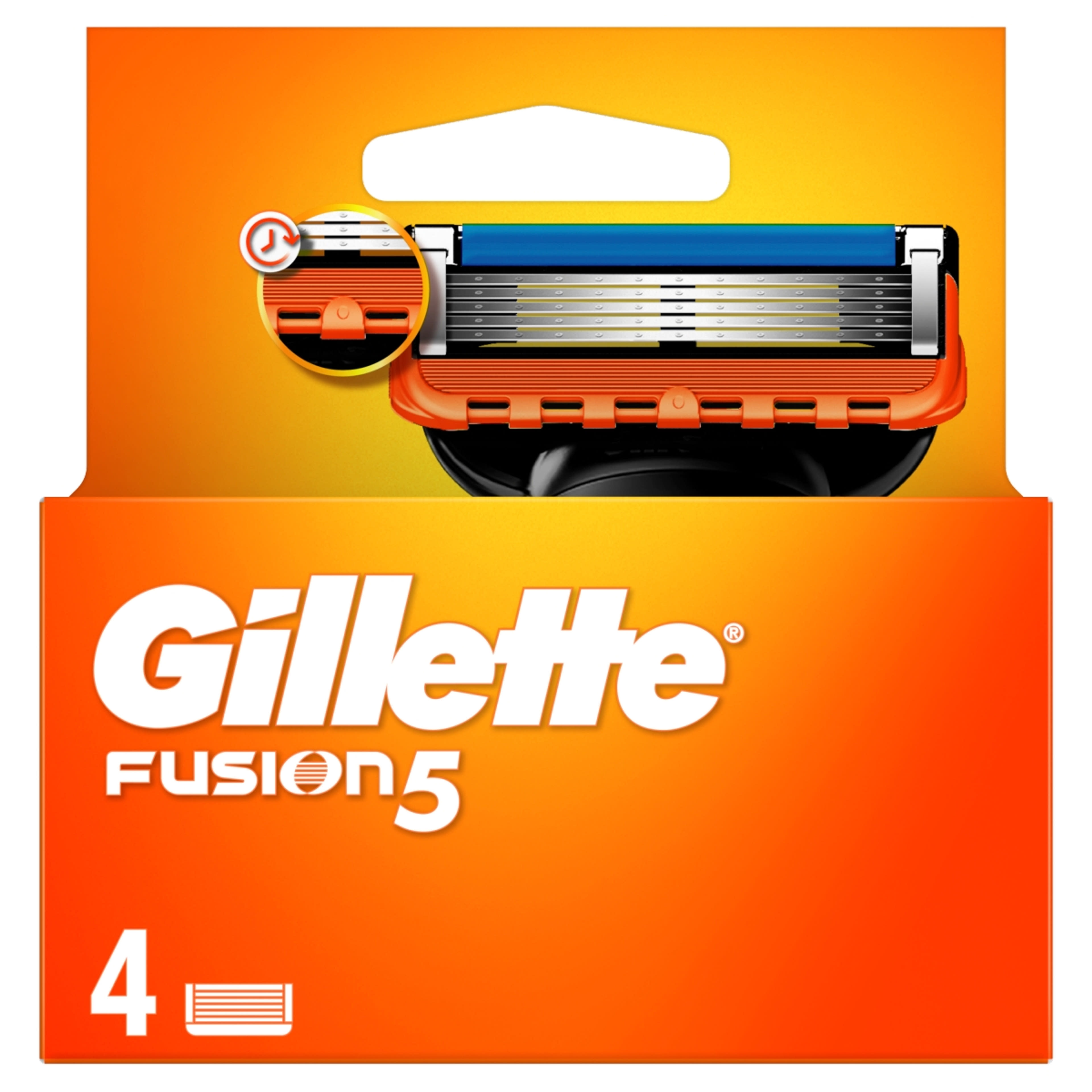 Gillette Fusion 5 pengés borotvabetét - 4 db