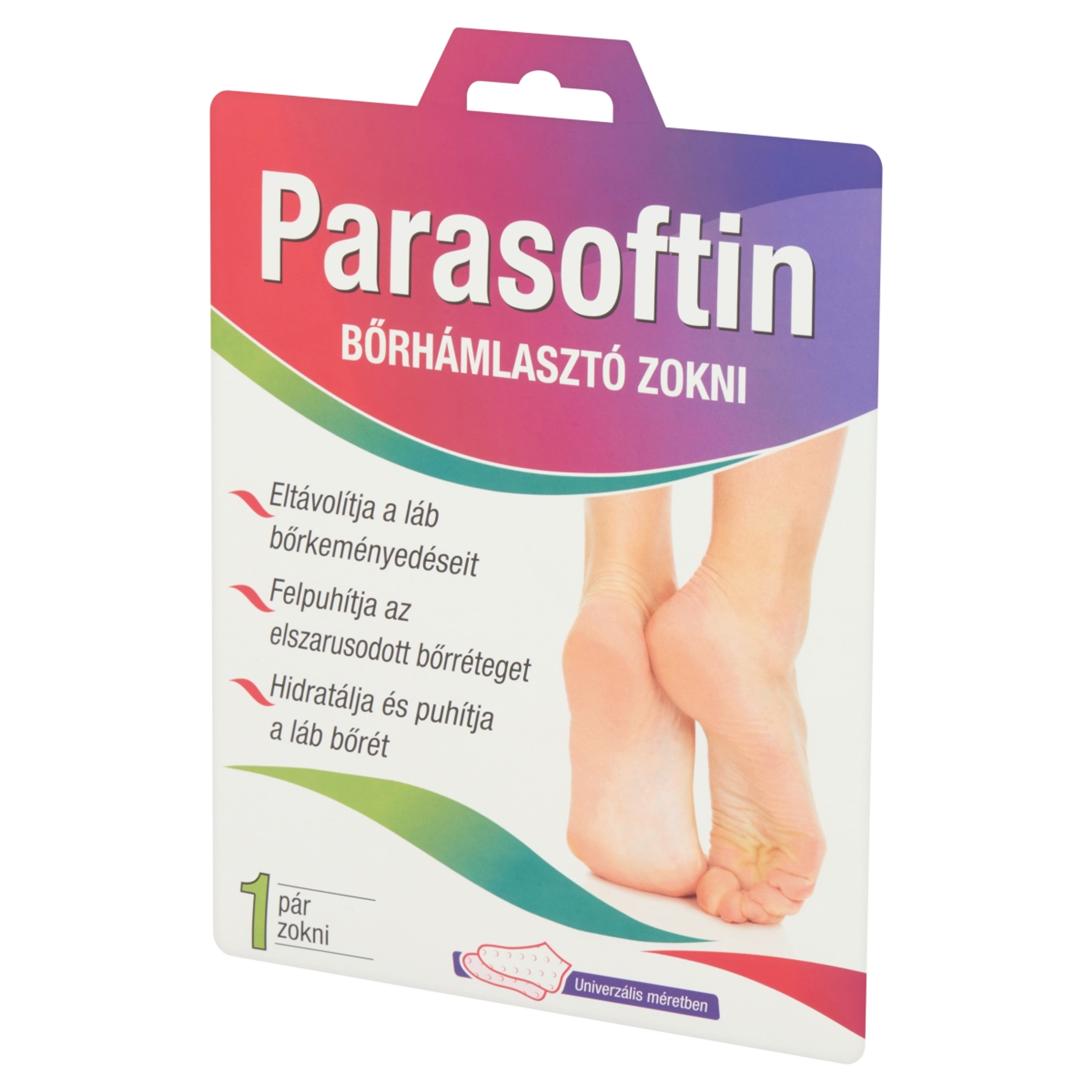 Parasoftin bőrhámlasztó zokni - 1 db-3