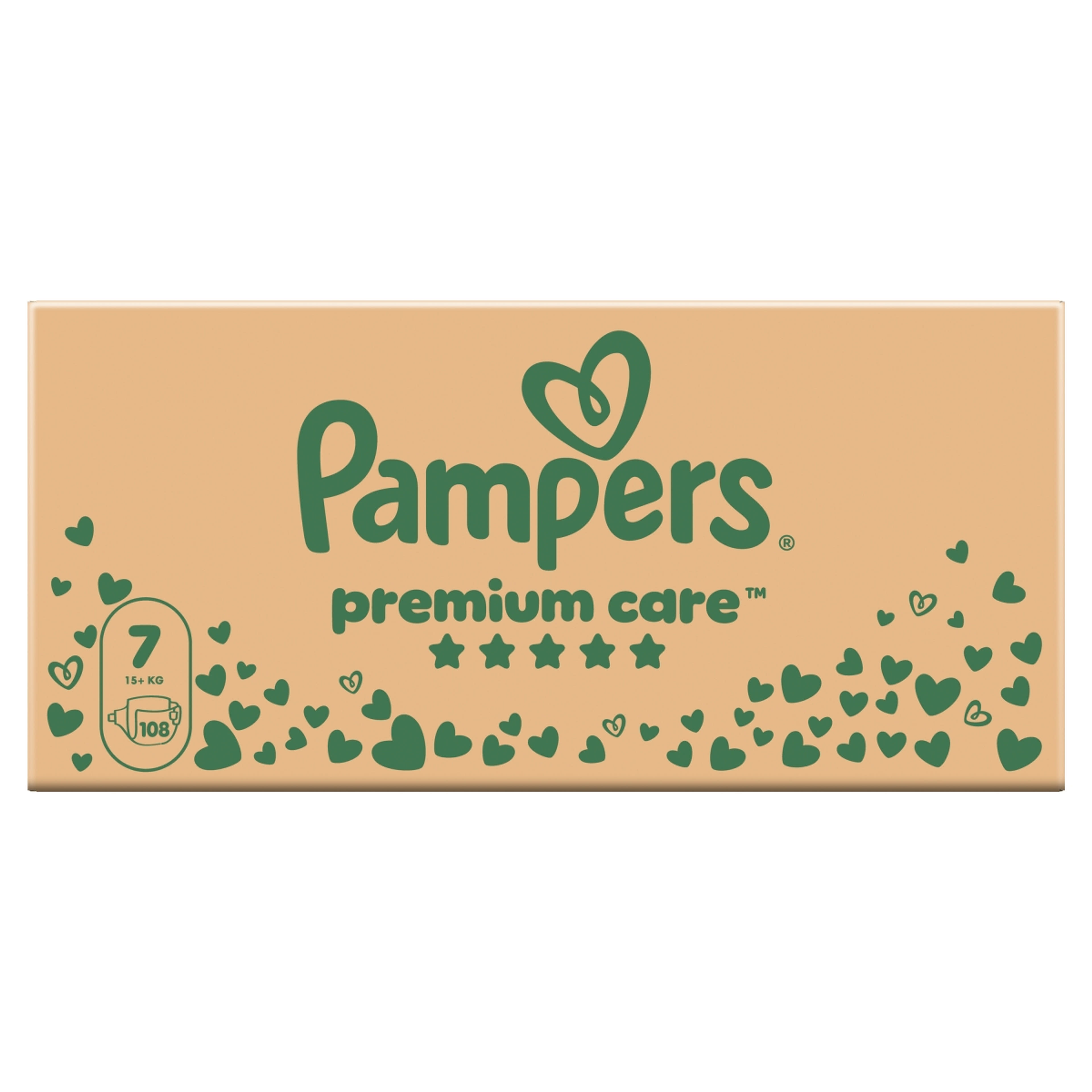 Pampers Premium Care pelenka, 7 méret,  15kg+ - 108 db-1