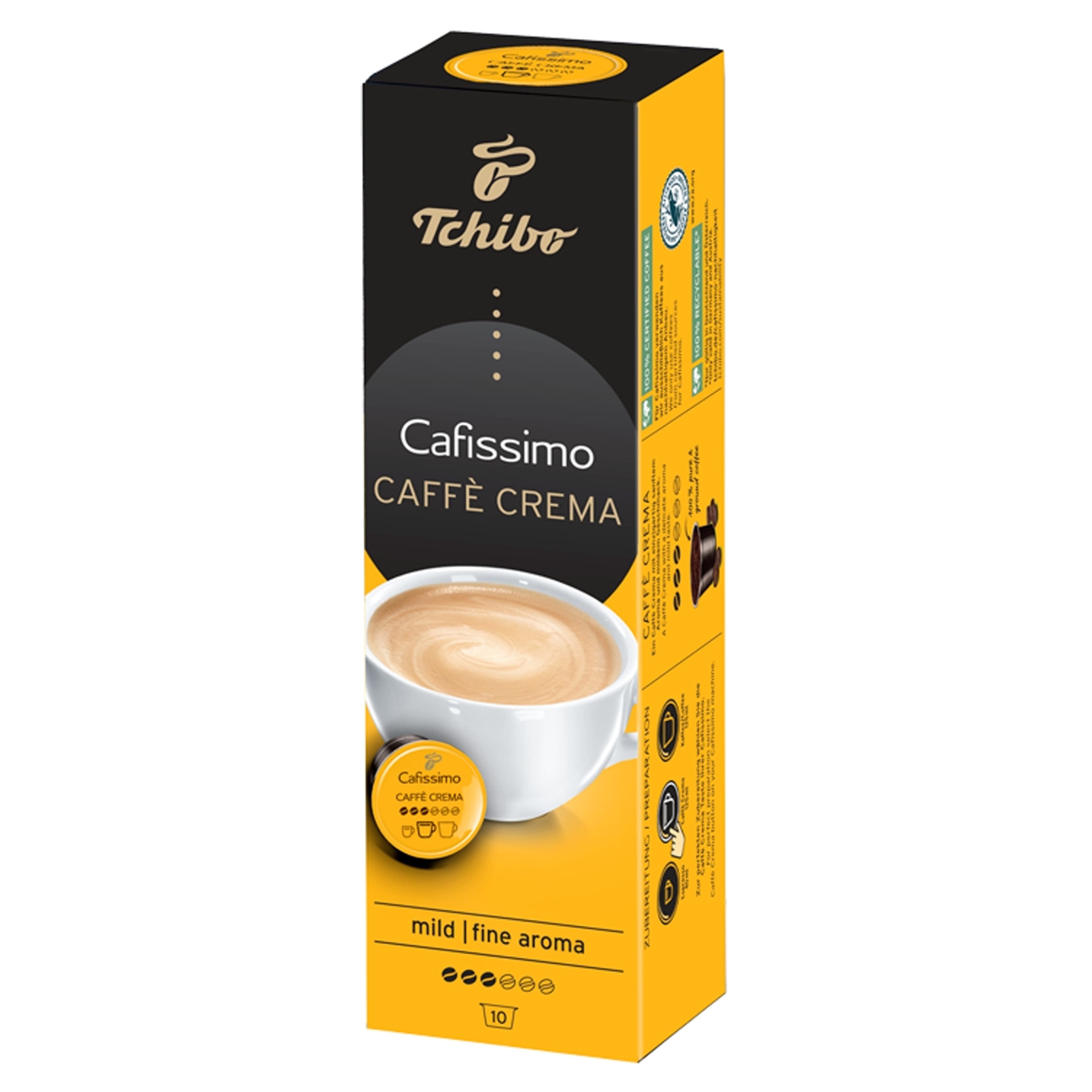 Tchibo Cafissimo Caffè Crema Fine Aroma kávékapszula - 10 db-2