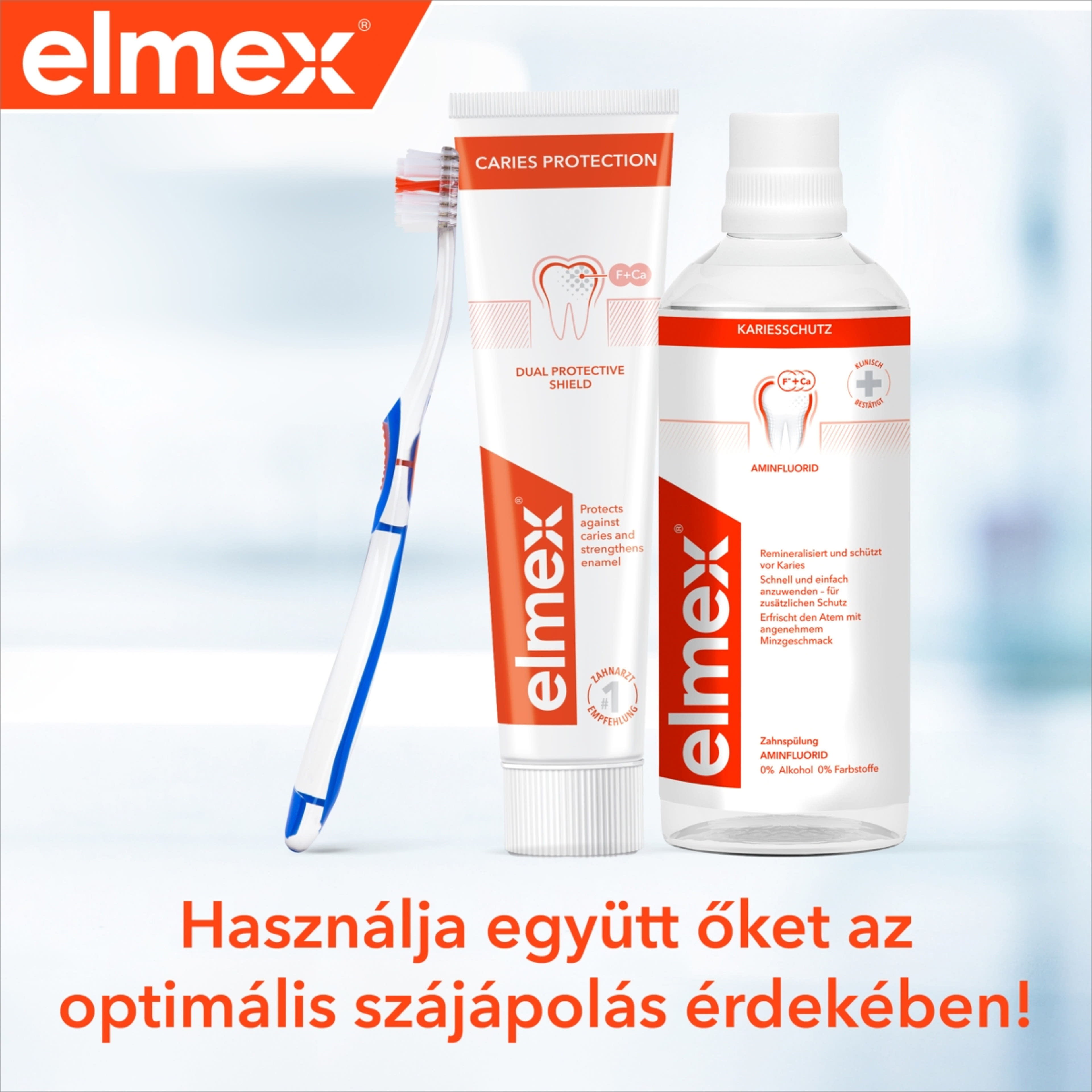 Elmex Caries Protection fogszuvasodás elleni fogkrém - 75 ml-8