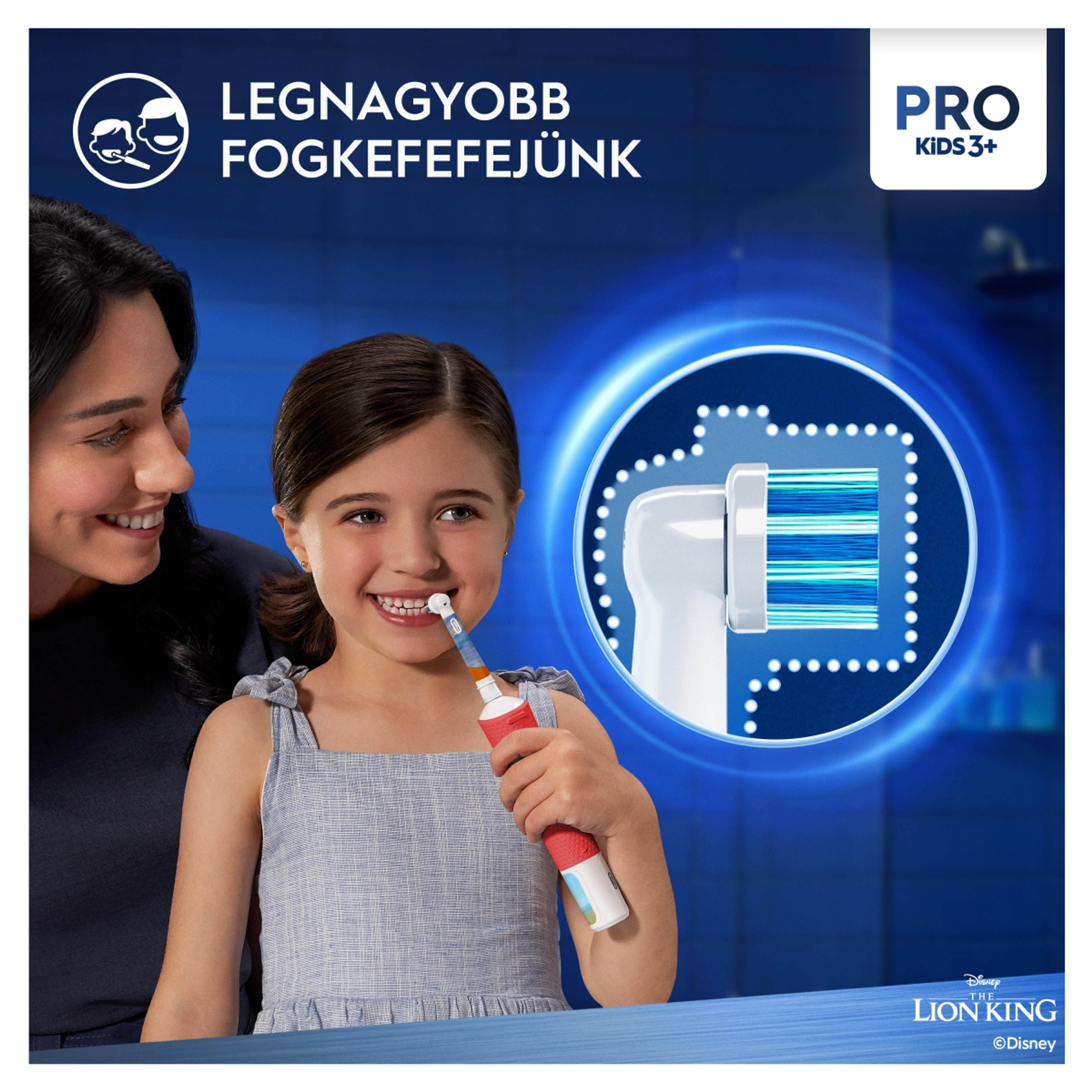Oral-B Kids Lion King elektromos  fogkefe + utitok - 1 db-6
