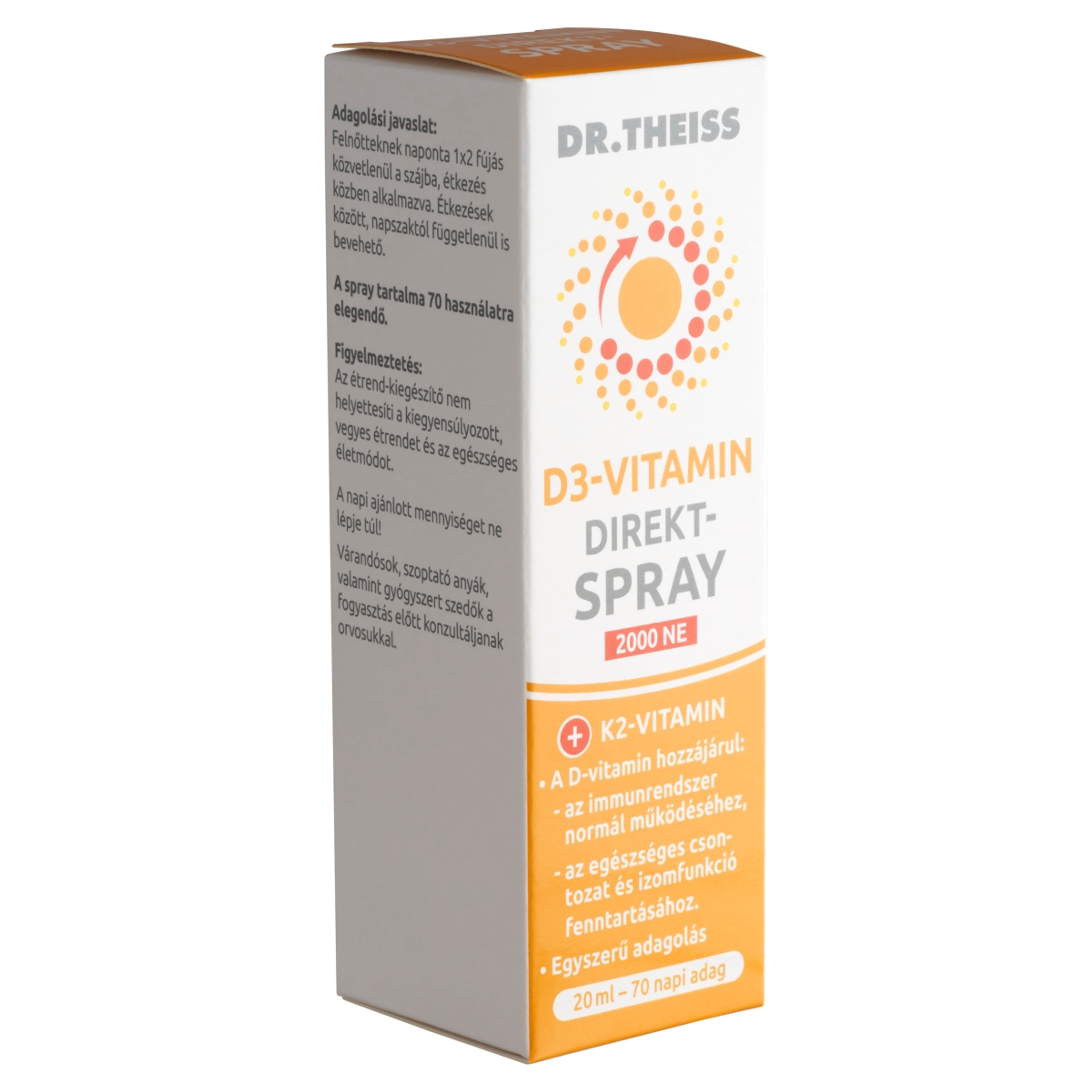 Dr. Theiss D-3 vitamin étrend-kiegészítő szájspray - 20 ml-4