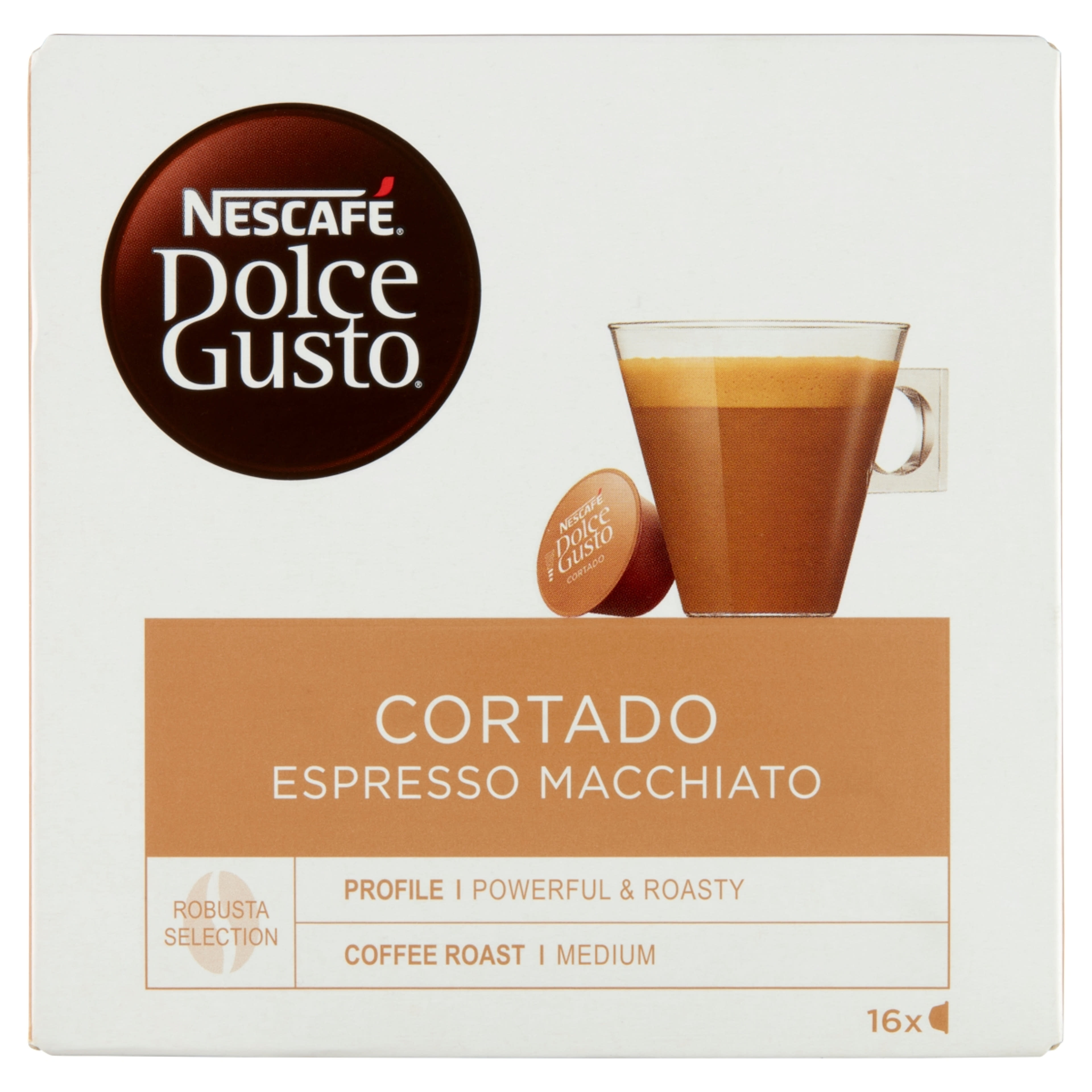 Nescafé Dolce Gusto Cortado Espresso Macchiato kávékapszula 16 db - 100 g-2