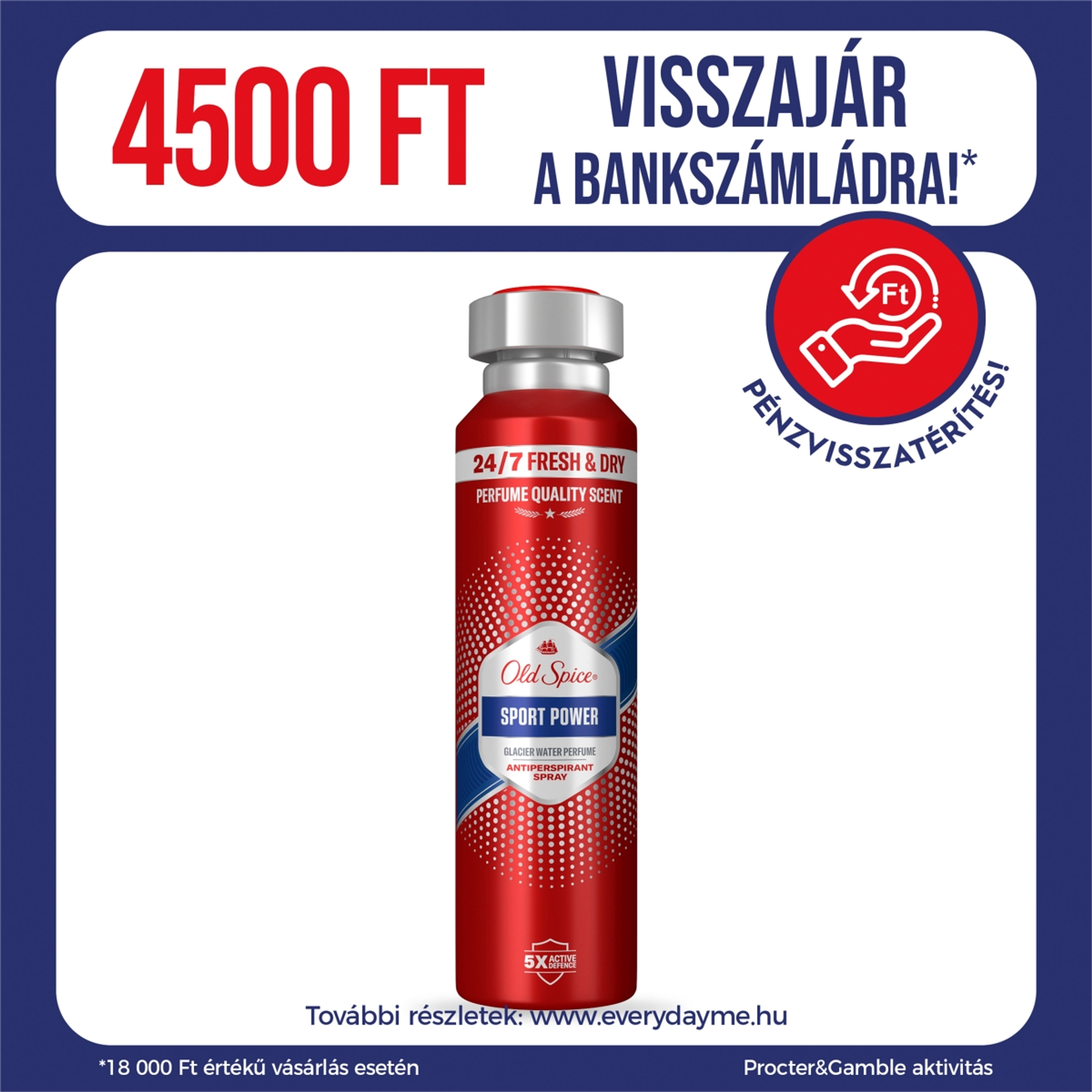 Old Spice Sport Power dezodor spray férfiaknak - 150ml-1