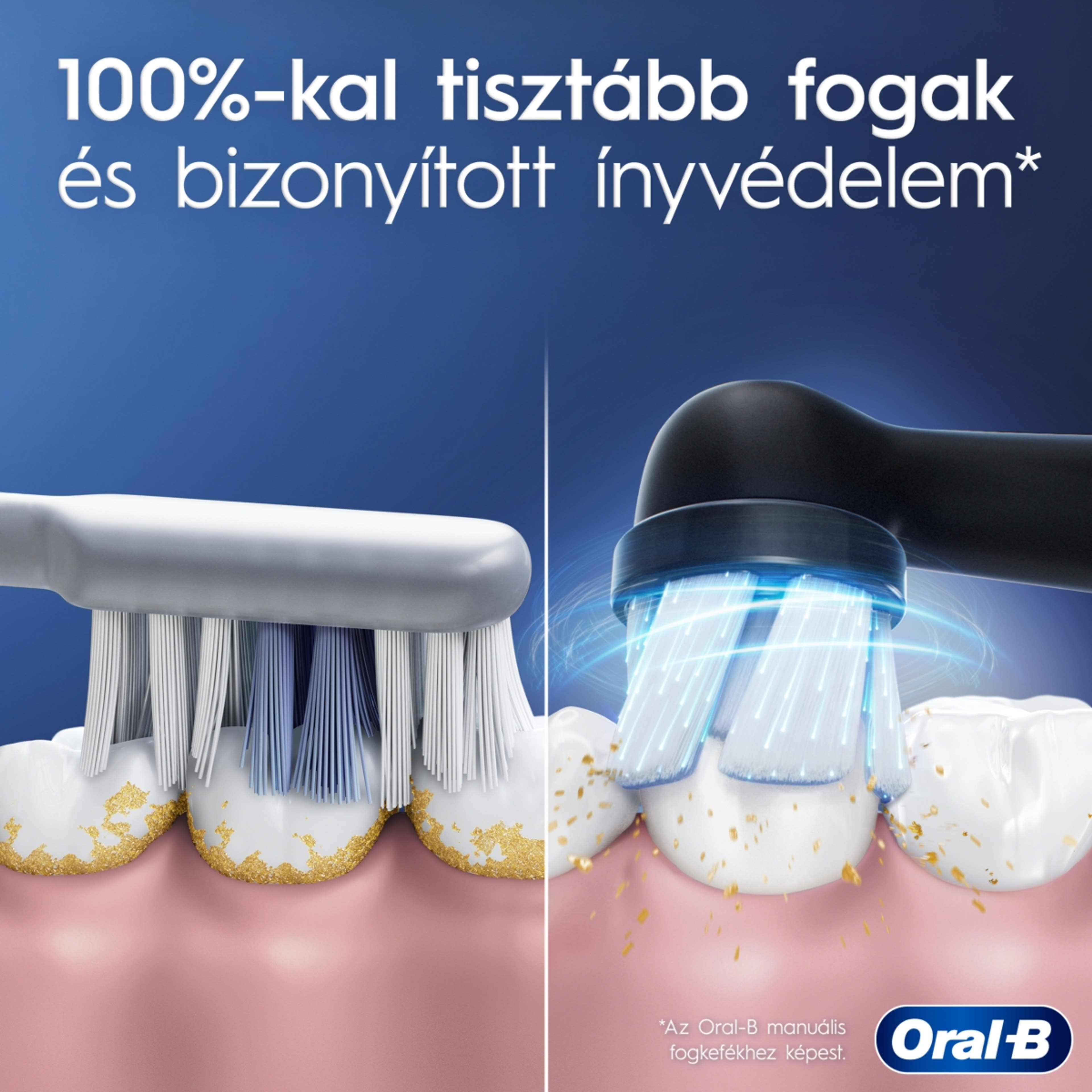 Oral-B iO 2 elektromos fogkefe /éjfekete - 1 db-3