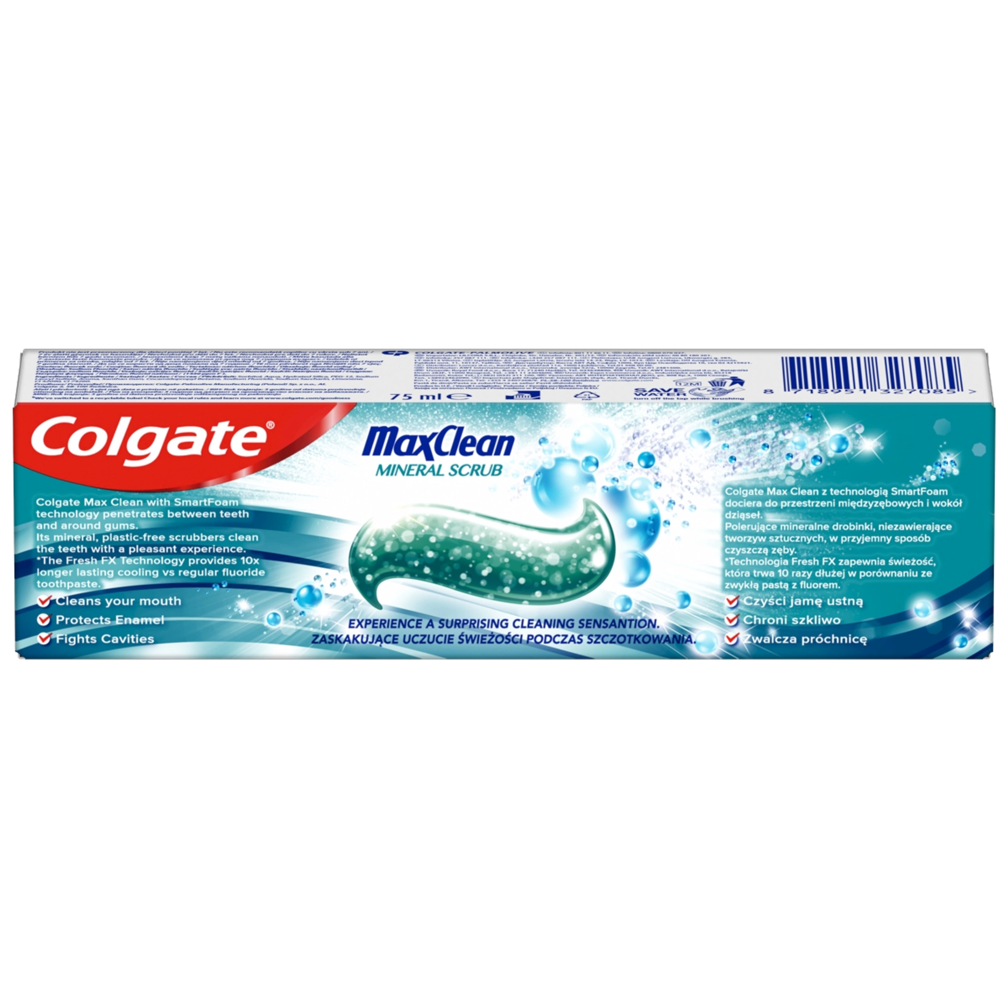 Colgate MaxClean Mineral Scrub fogkrém - 75 ml-3