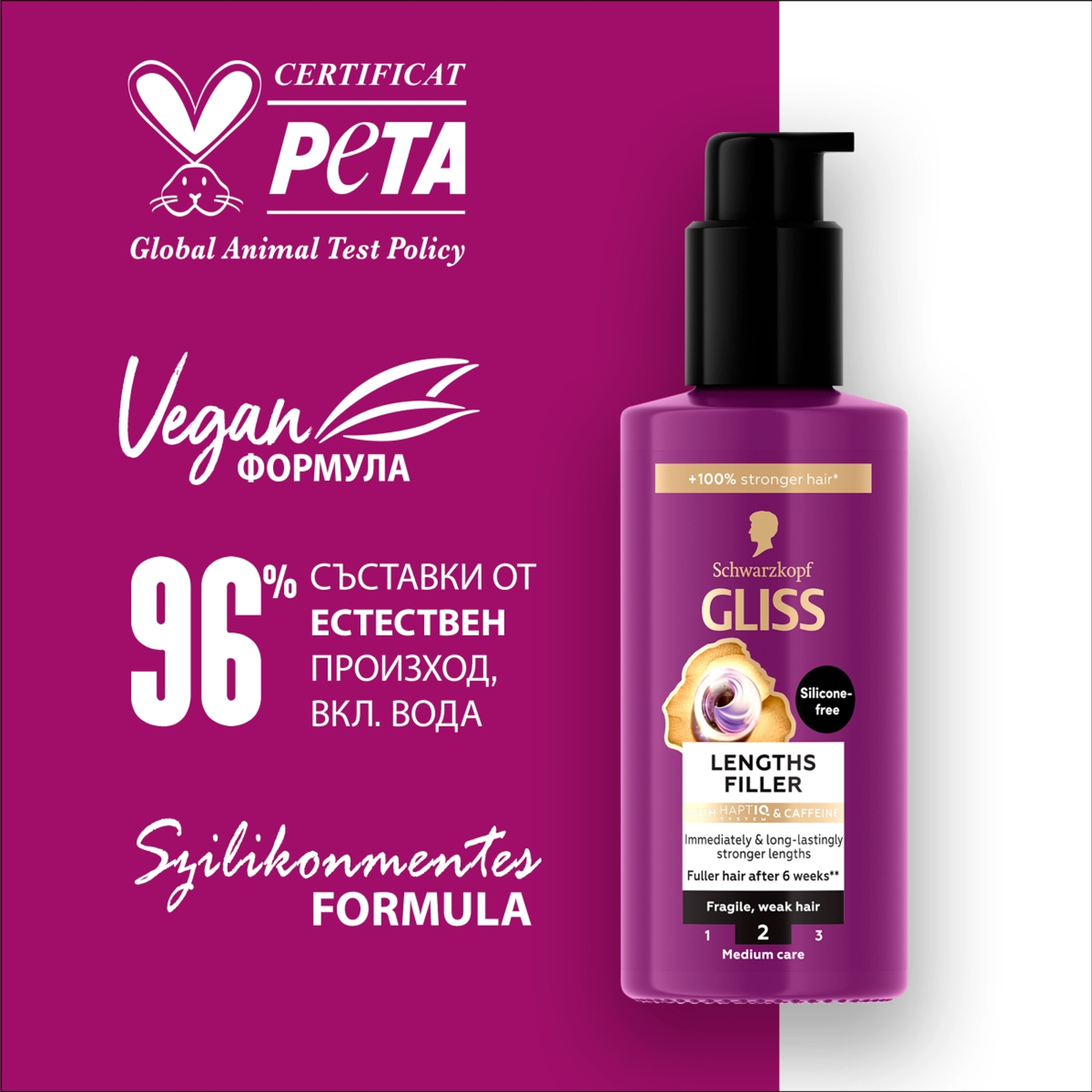 Gliss Full Hair Wonder hajhossz-feltöltő hajápoló - 100 ml-4