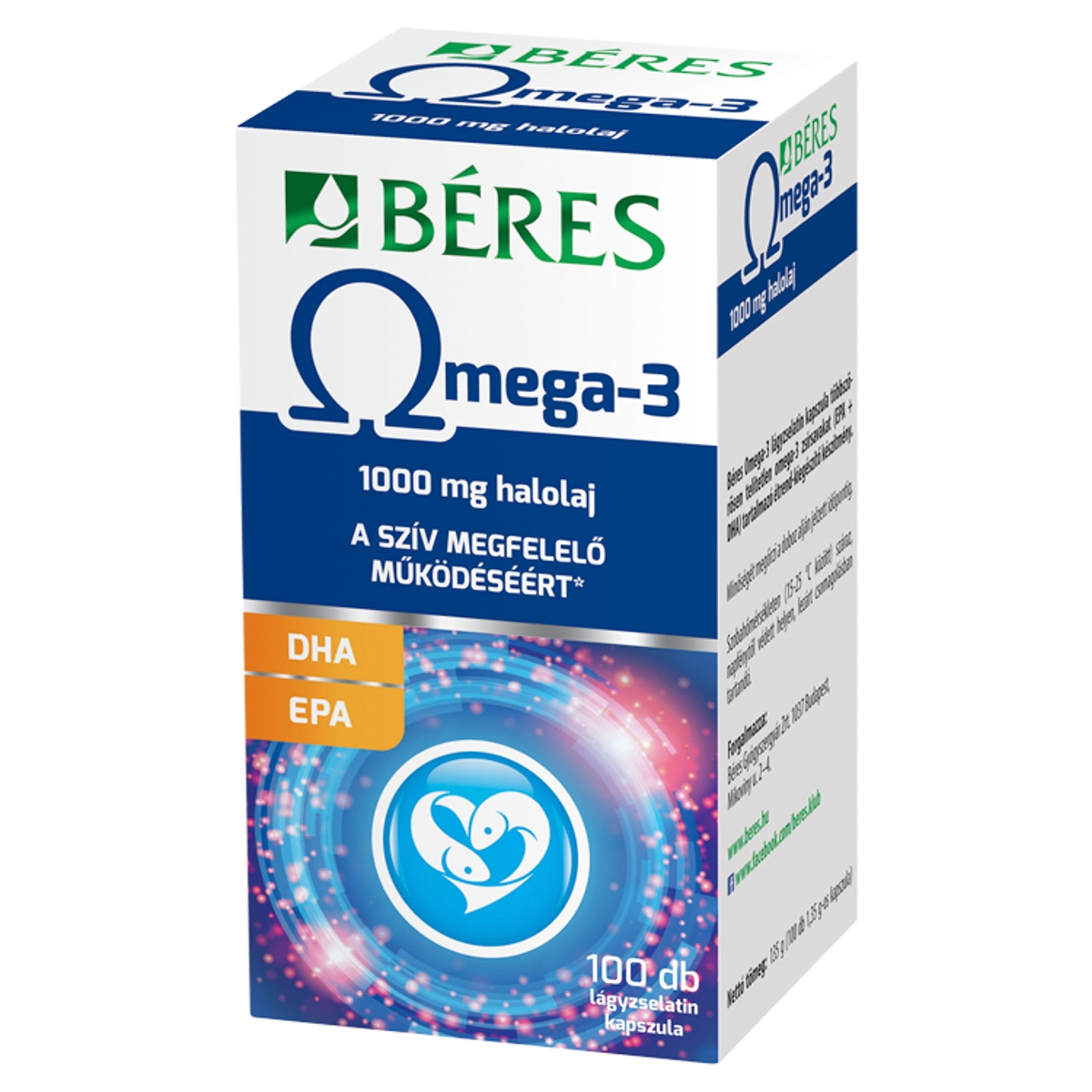 Béres Omega 3 lágyzselatin kapszula - 100 db-2