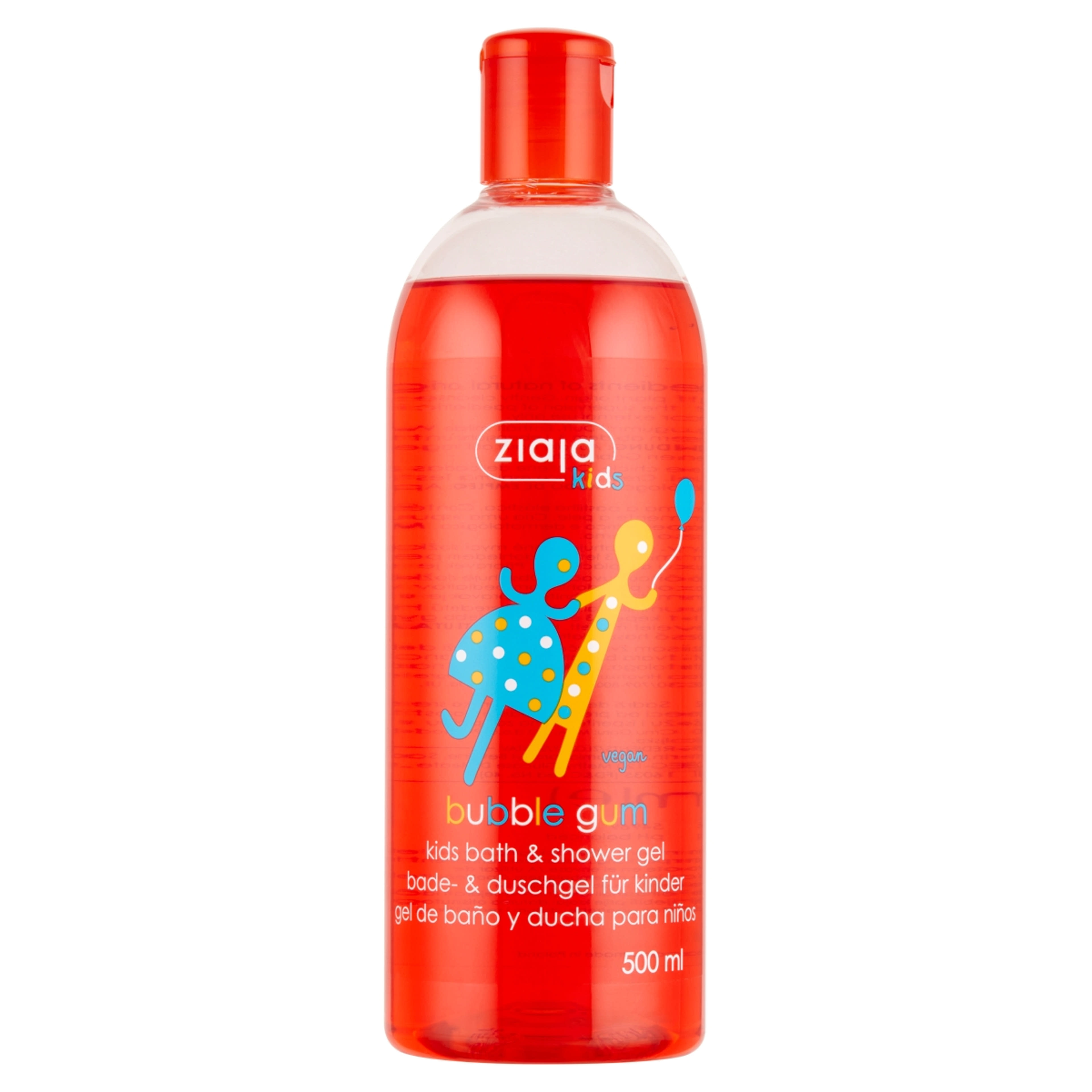 Ziaja gyerek hab- és tusfürdő rágógumi illat - 500 ml