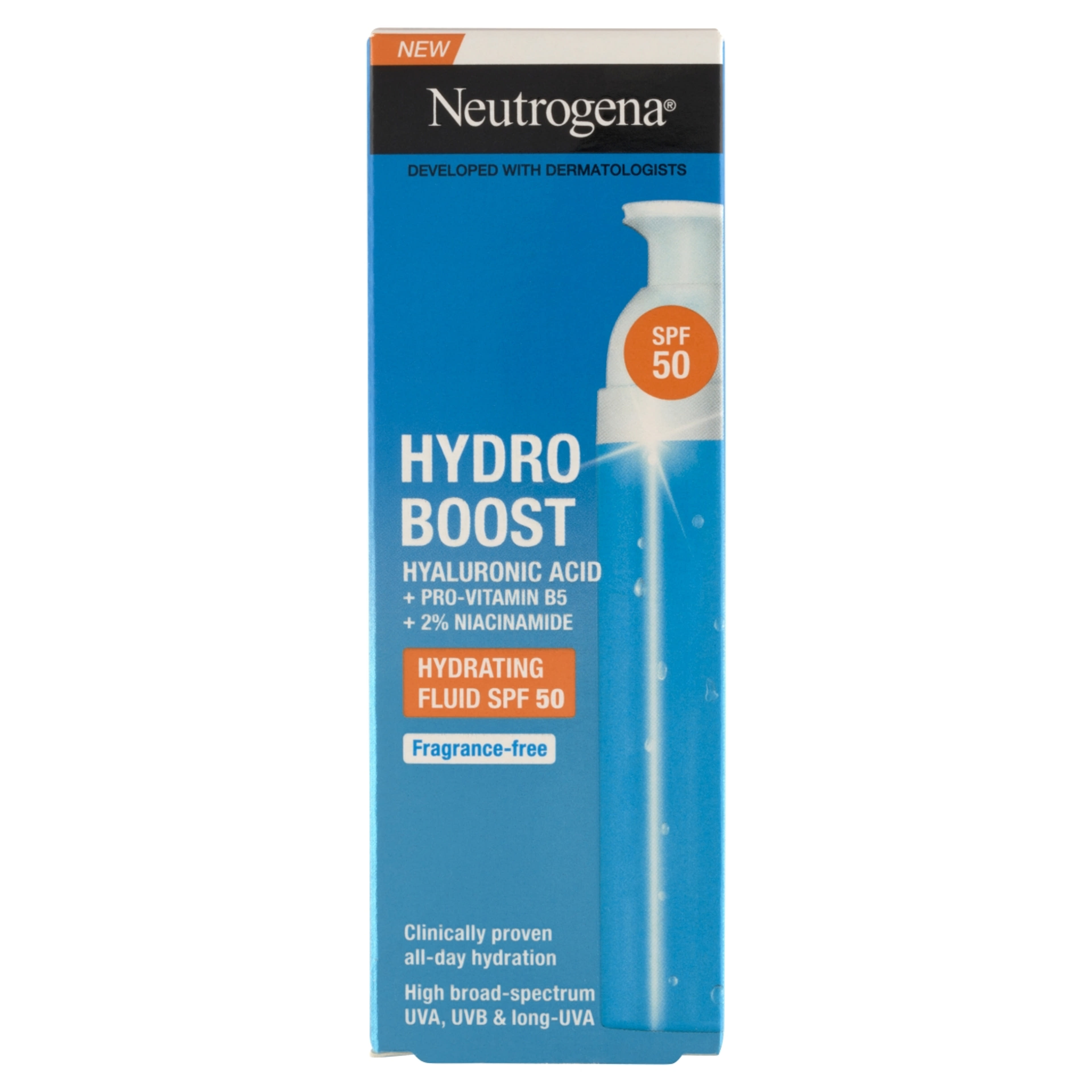 Neutrogena Hydro Boost hidratáló arcápoló fluid SPF 50 - 50 ml