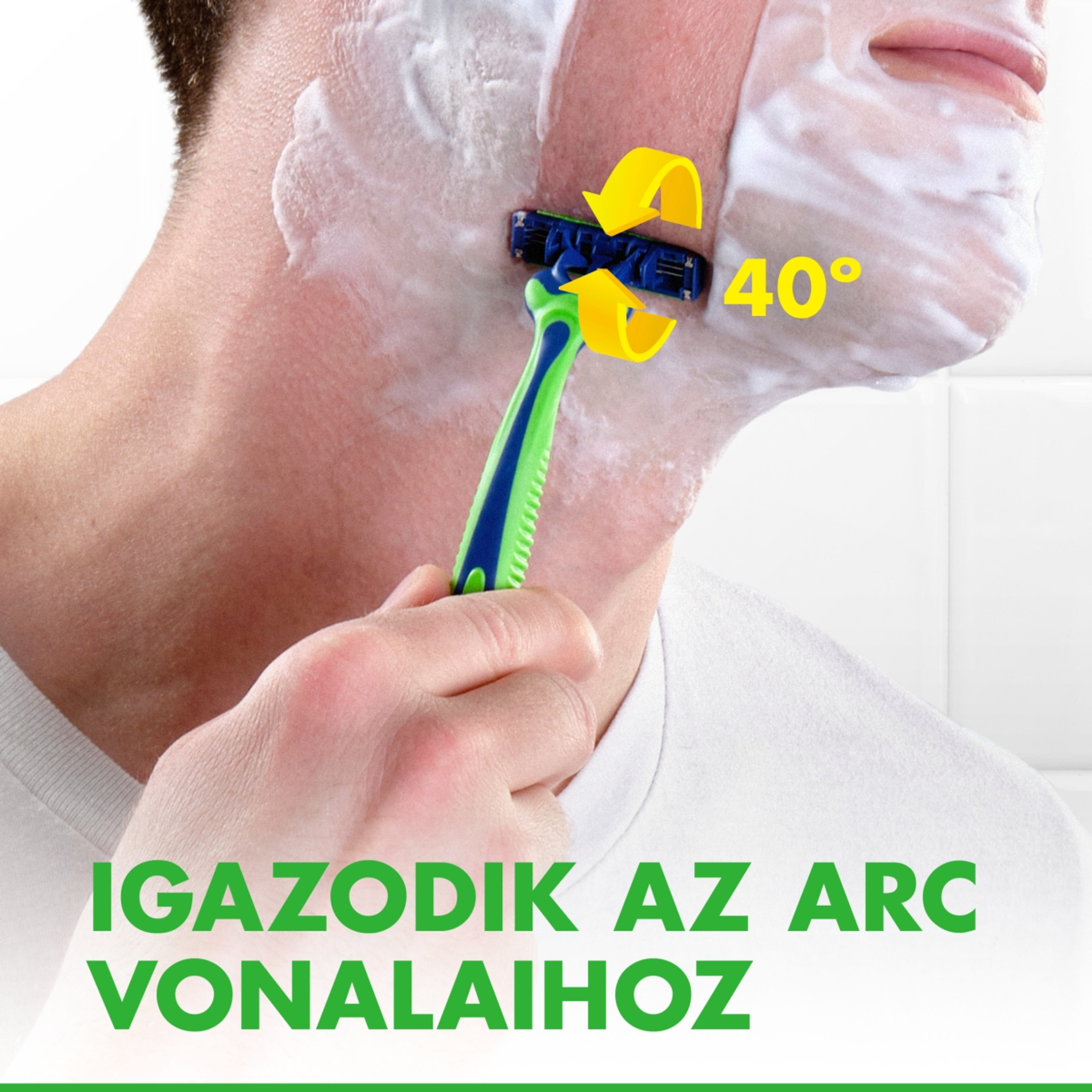Gillette Blue3 Sensitive eldobható borotva, 3 pengés - 6 db-5
