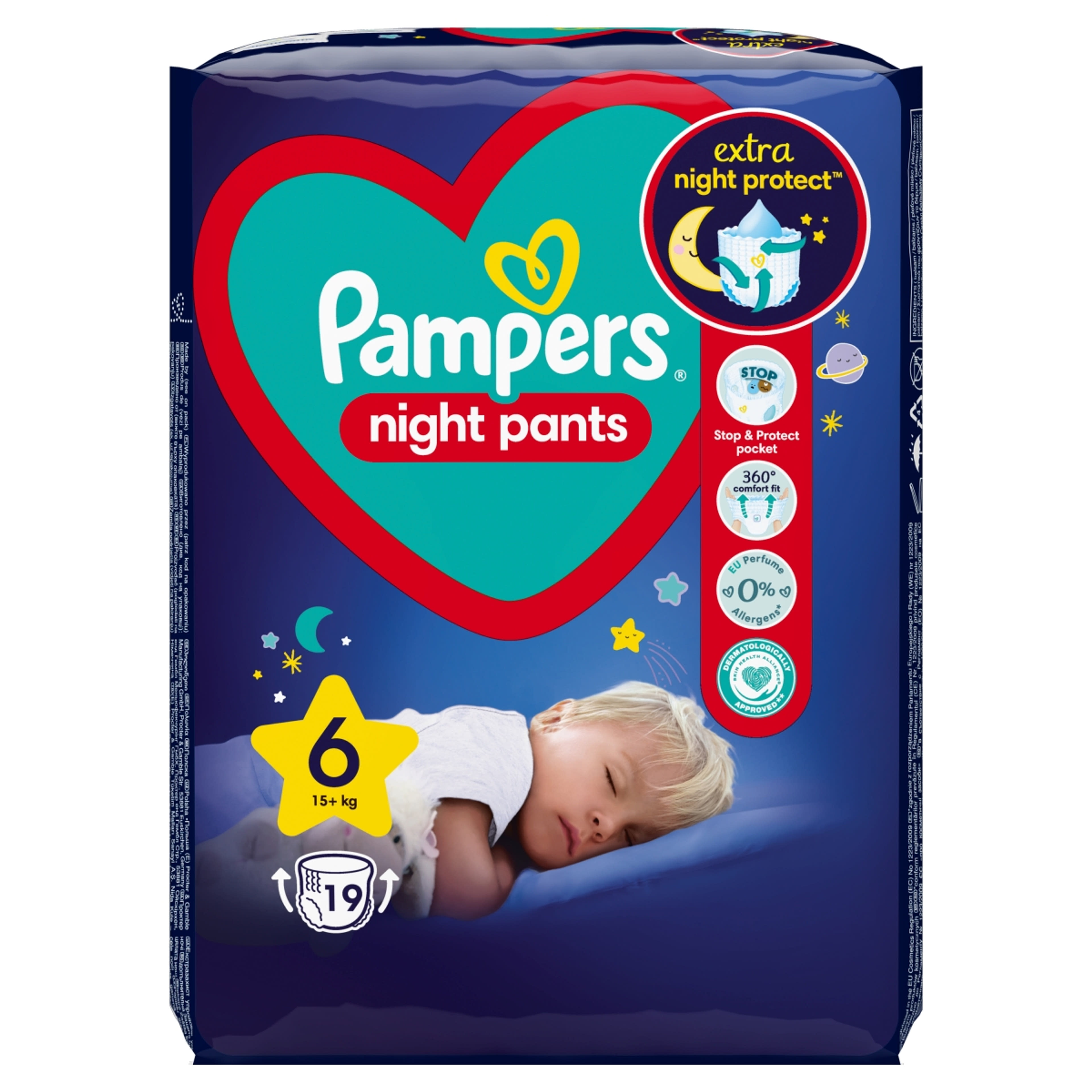 Pampers Night Pants 6-os 15+ kg - 19 db