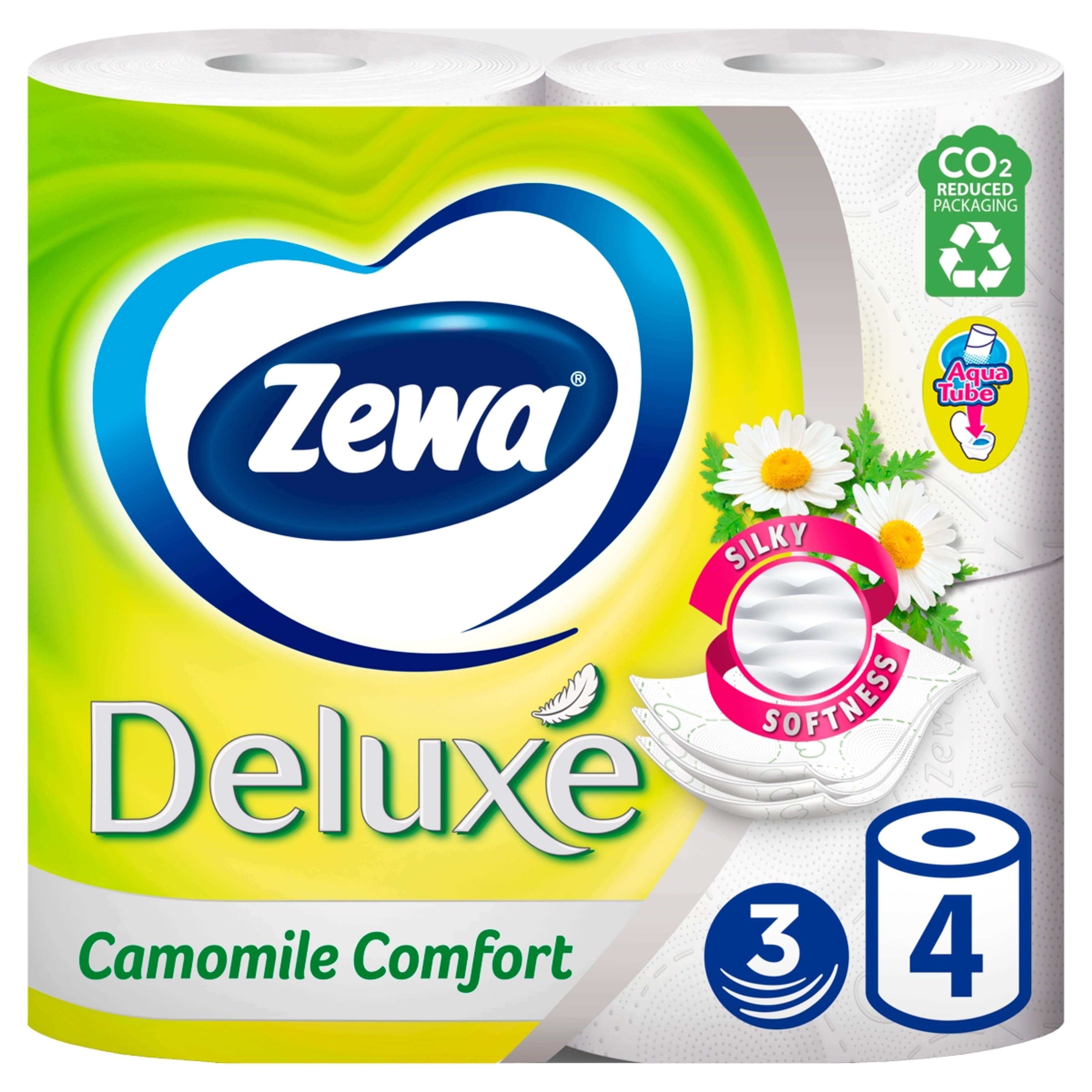 Zewa Deluxe Camomile Comfort 3 Rétegu Toalettpapír - 4 tekercs-3