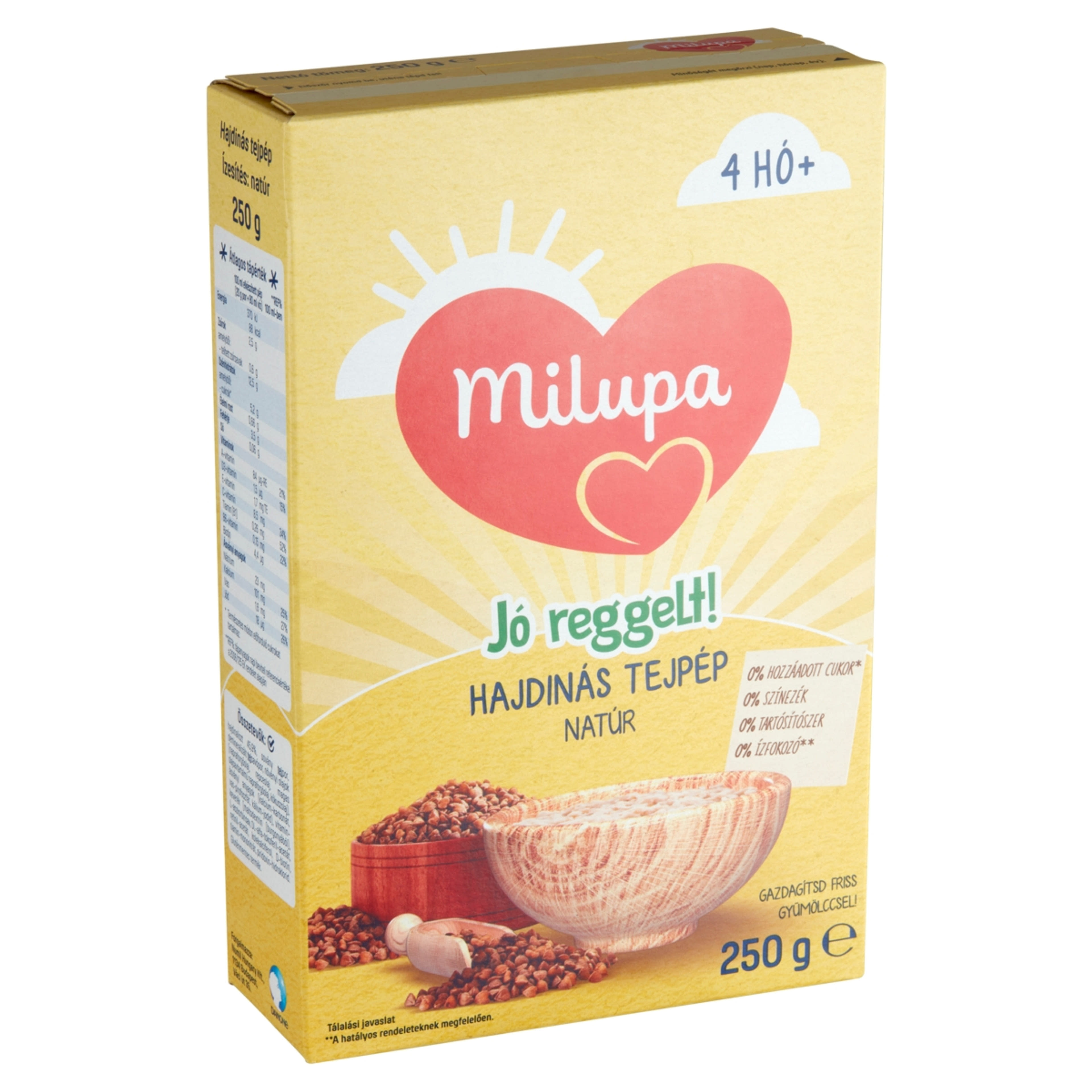 Milupa Jó reggelt hajdinakása 4 hónapos kortól - 250 g-2