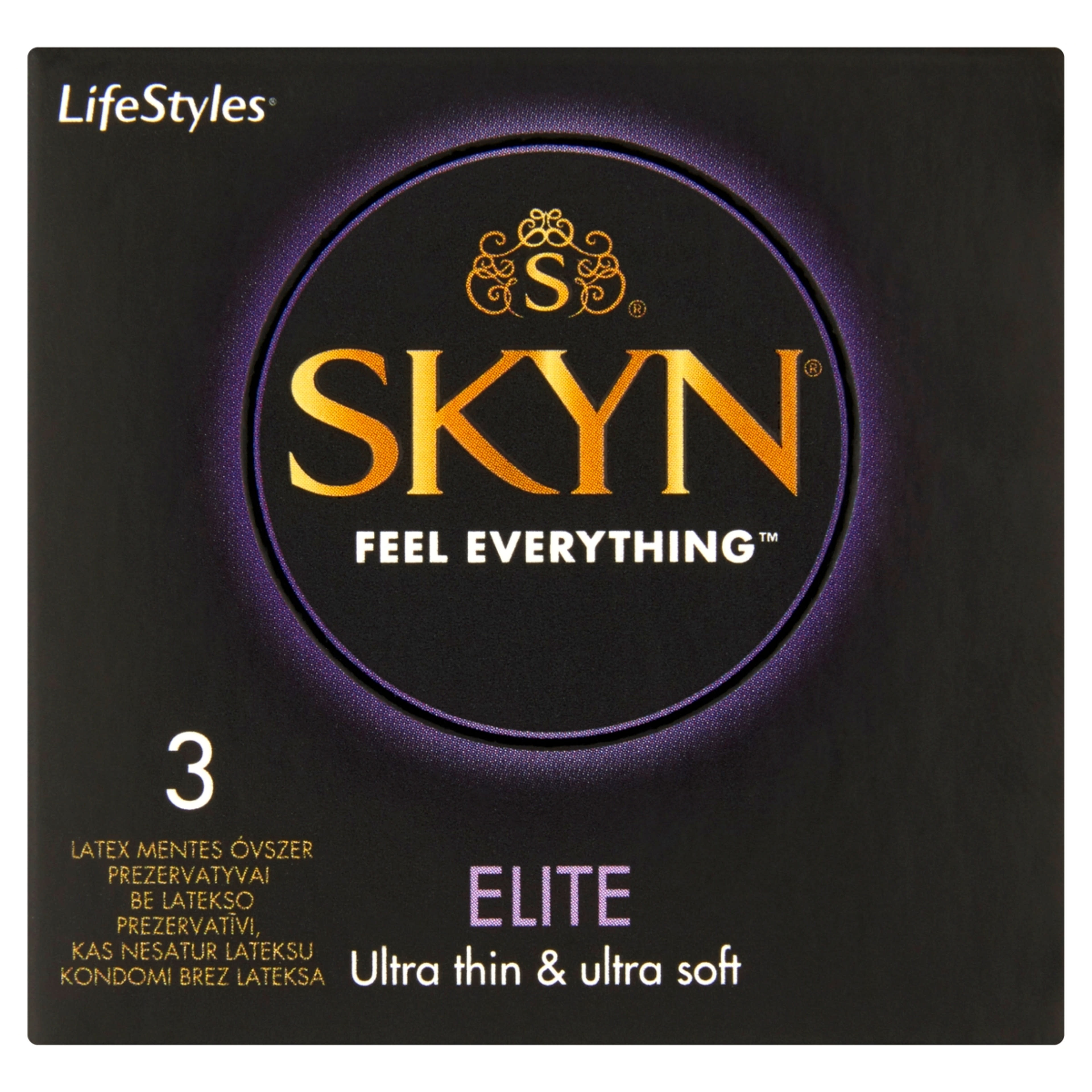 Life Style SKYN Elite óvszer - 3 db