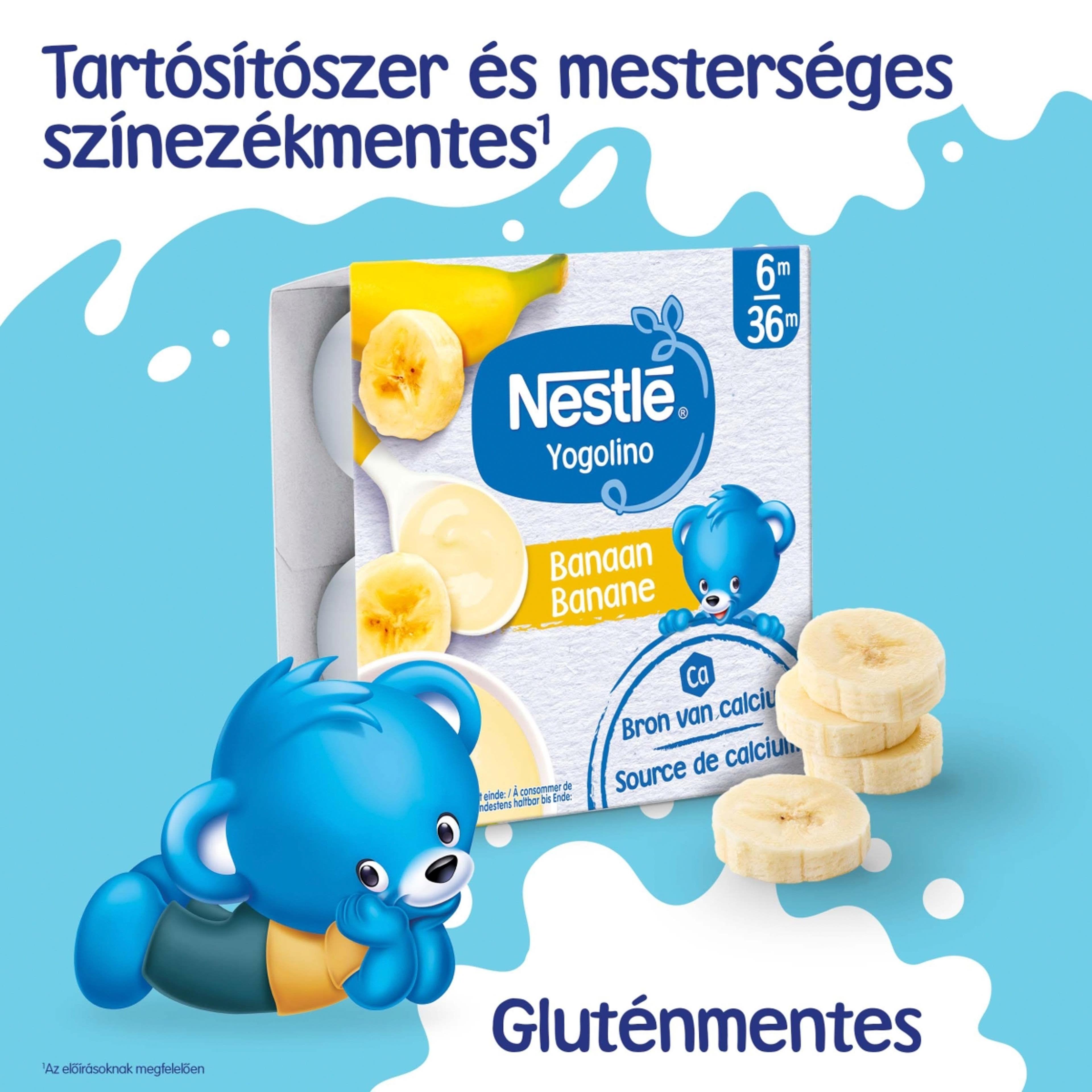 Nestle Yogolino 6 hónapos kortól  banános 4*100g - 400 g-3