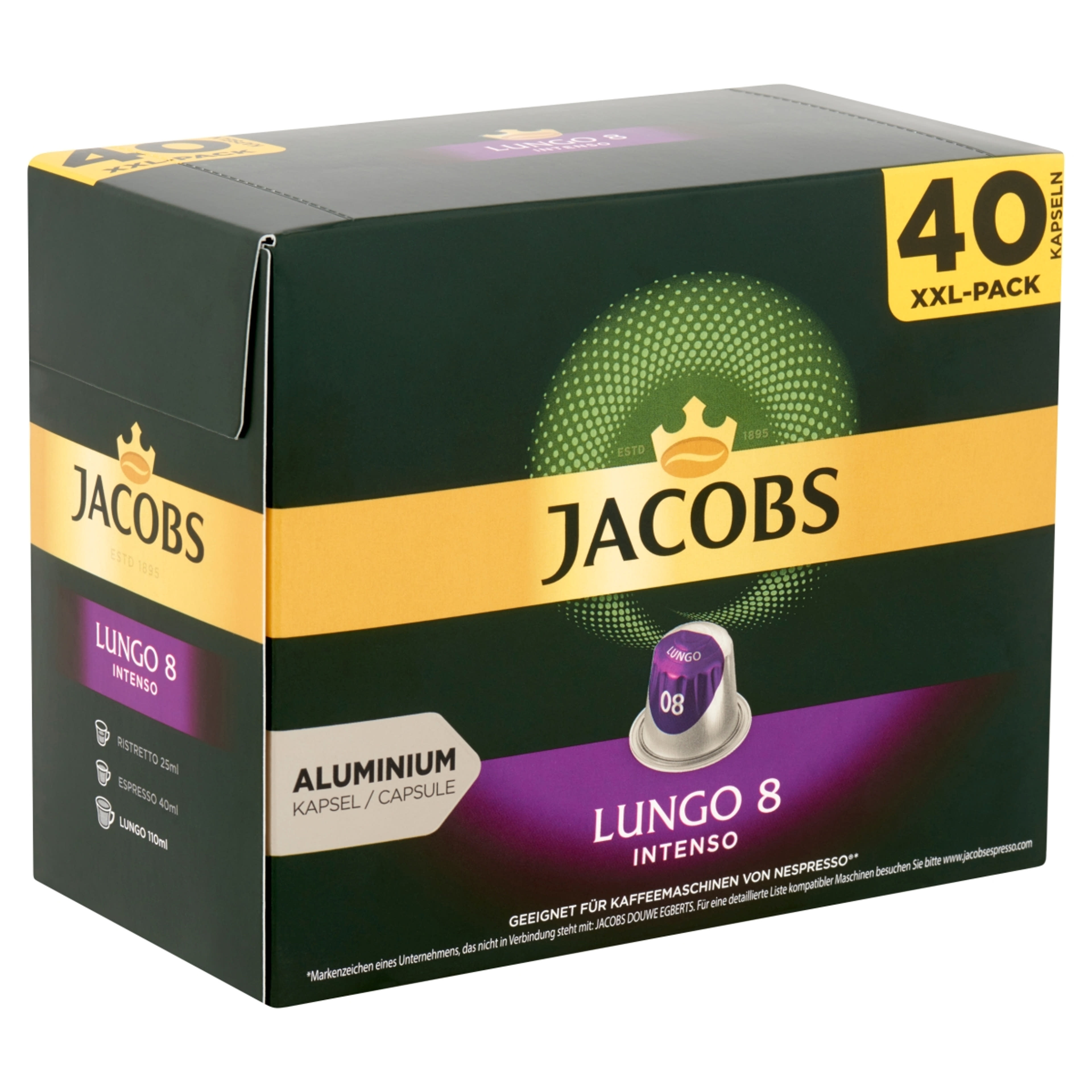 Jacobs Lungo 8 Intenso kávékapszula - 40db-2
