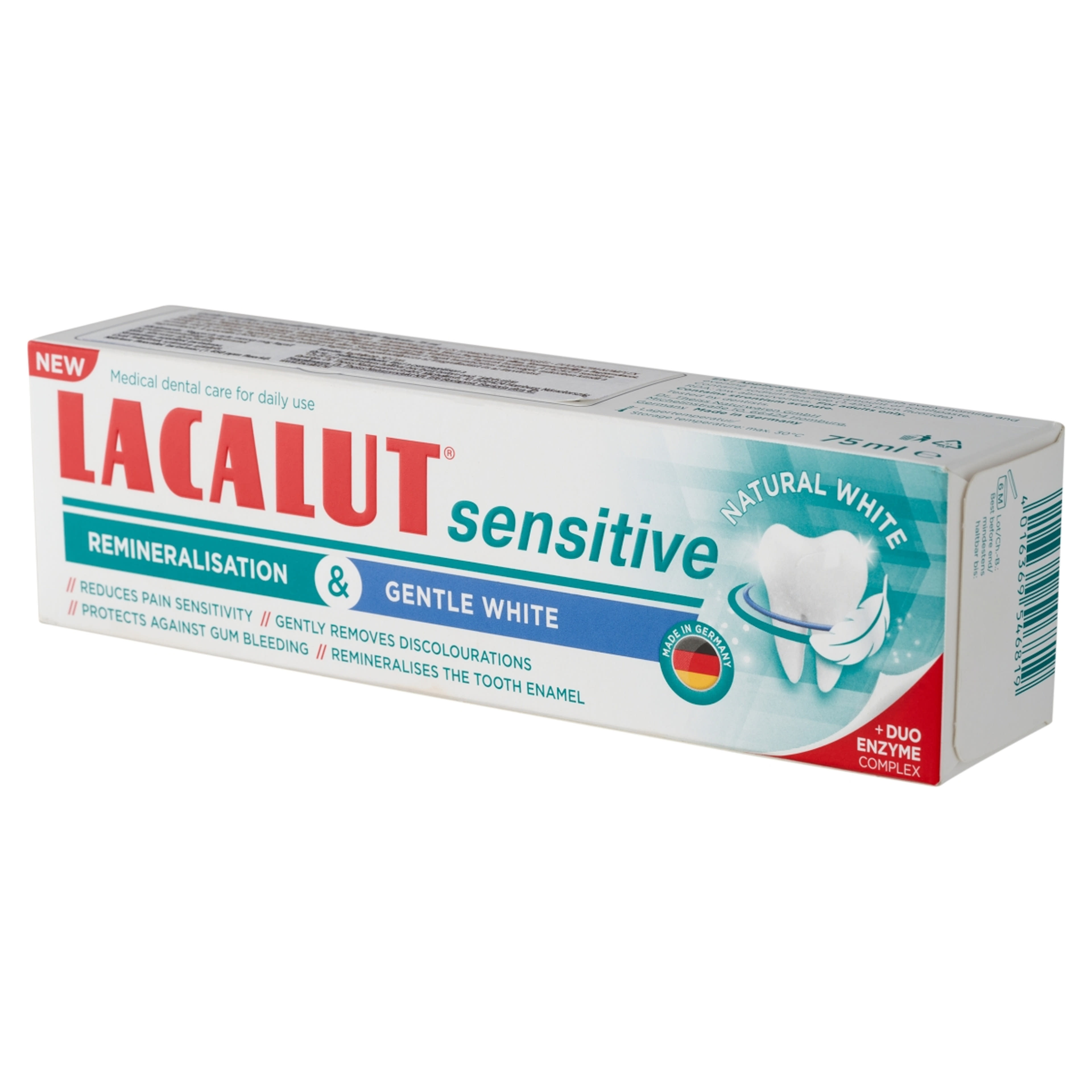 Lacalut Sensitive Repair Effect & Gentle White fogkrém - 75 ml-3