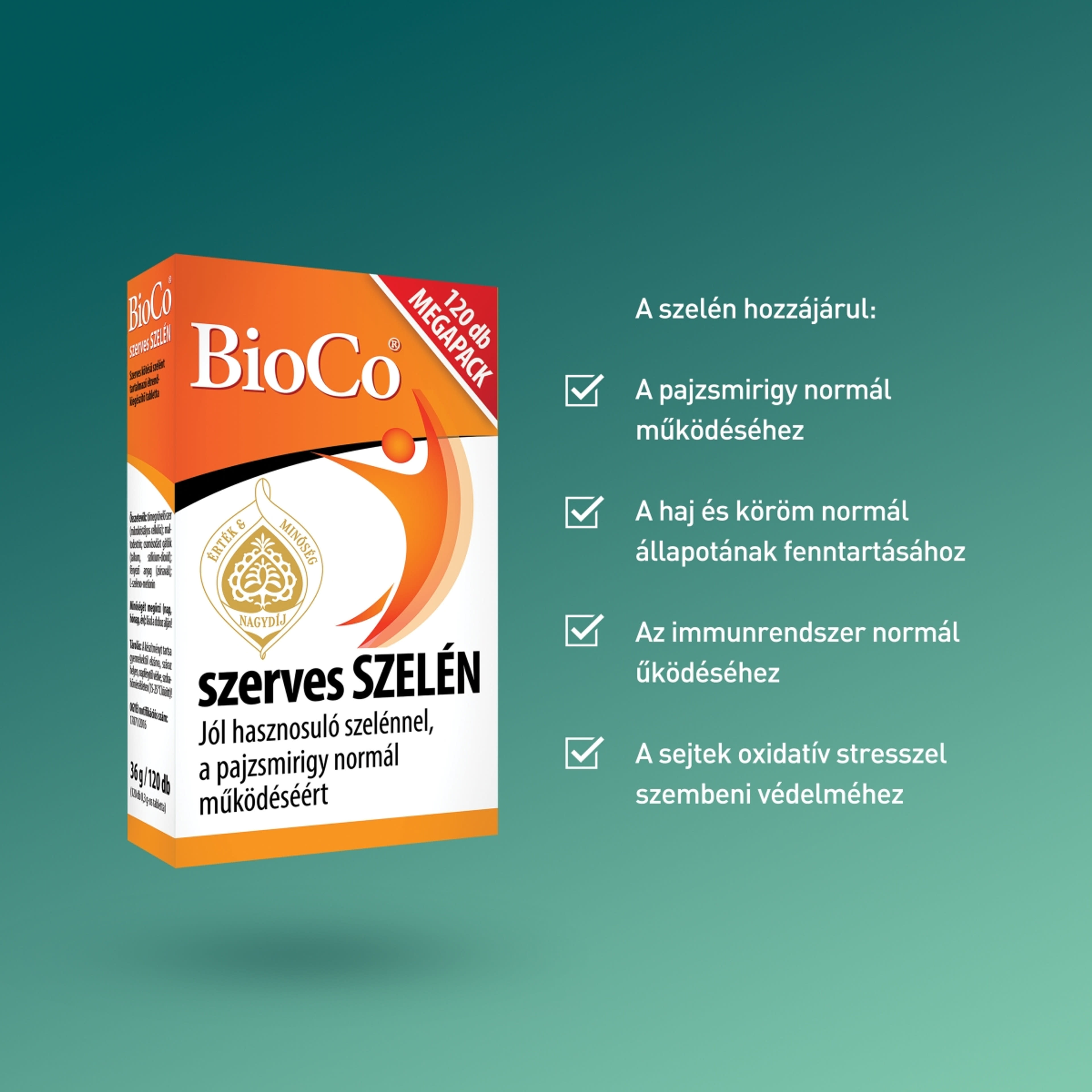 Bioco szerves szelén megapack tabletta - 120 db-4
