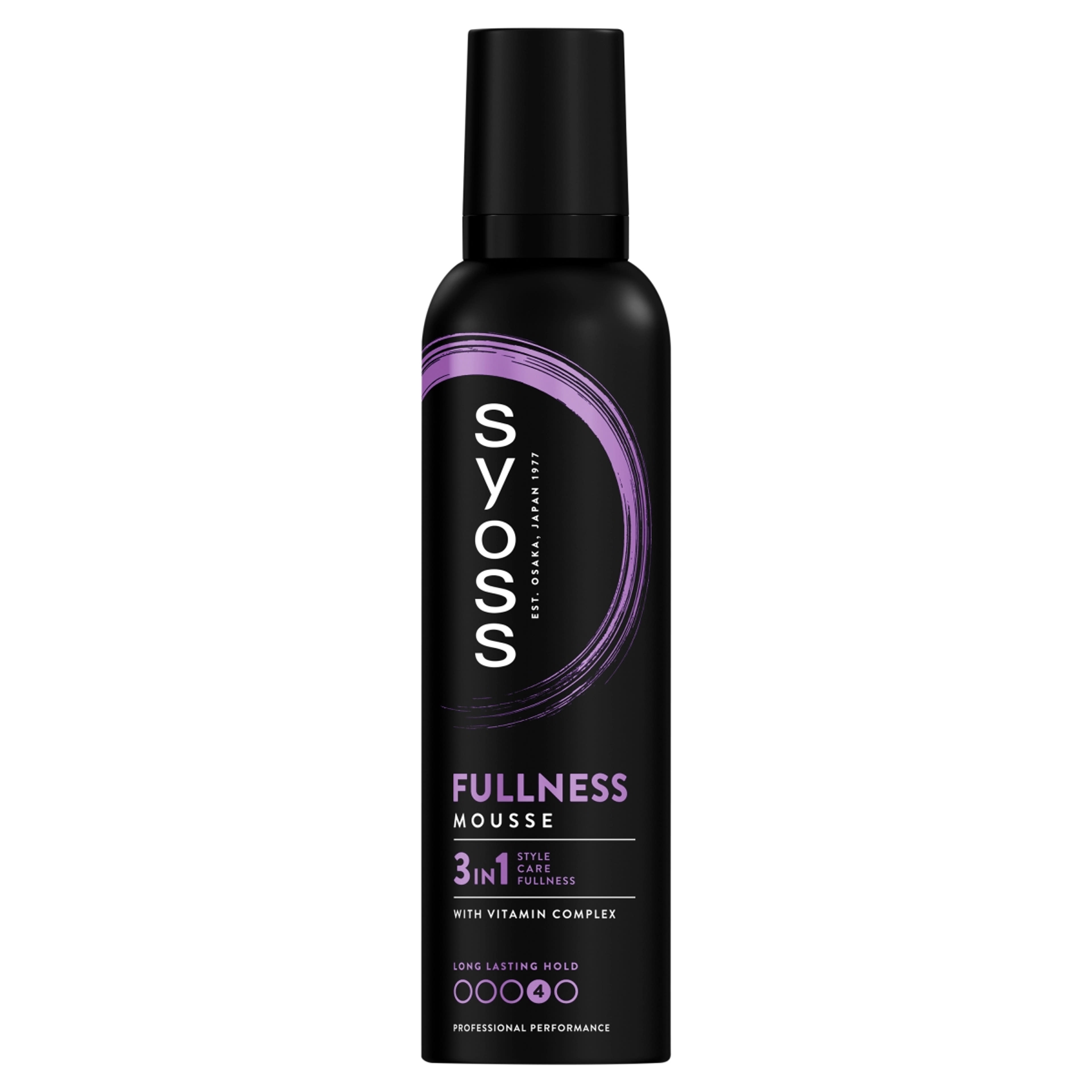 Syoss Full Hair 5 Teltség & Dúsítás hajrögzítőhab - 250 ml-1