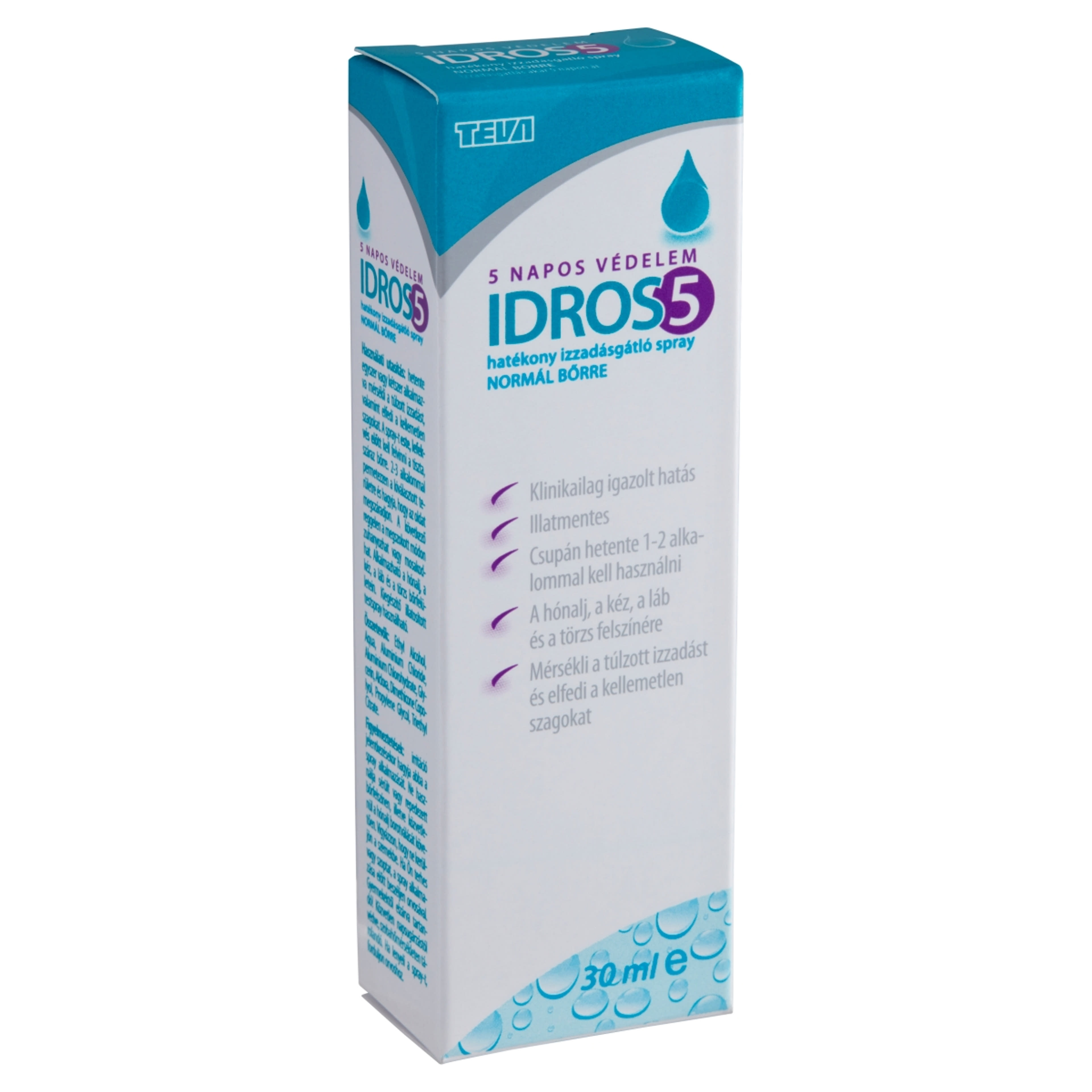 Idros5 izzadságátló spray - 30 ml-2