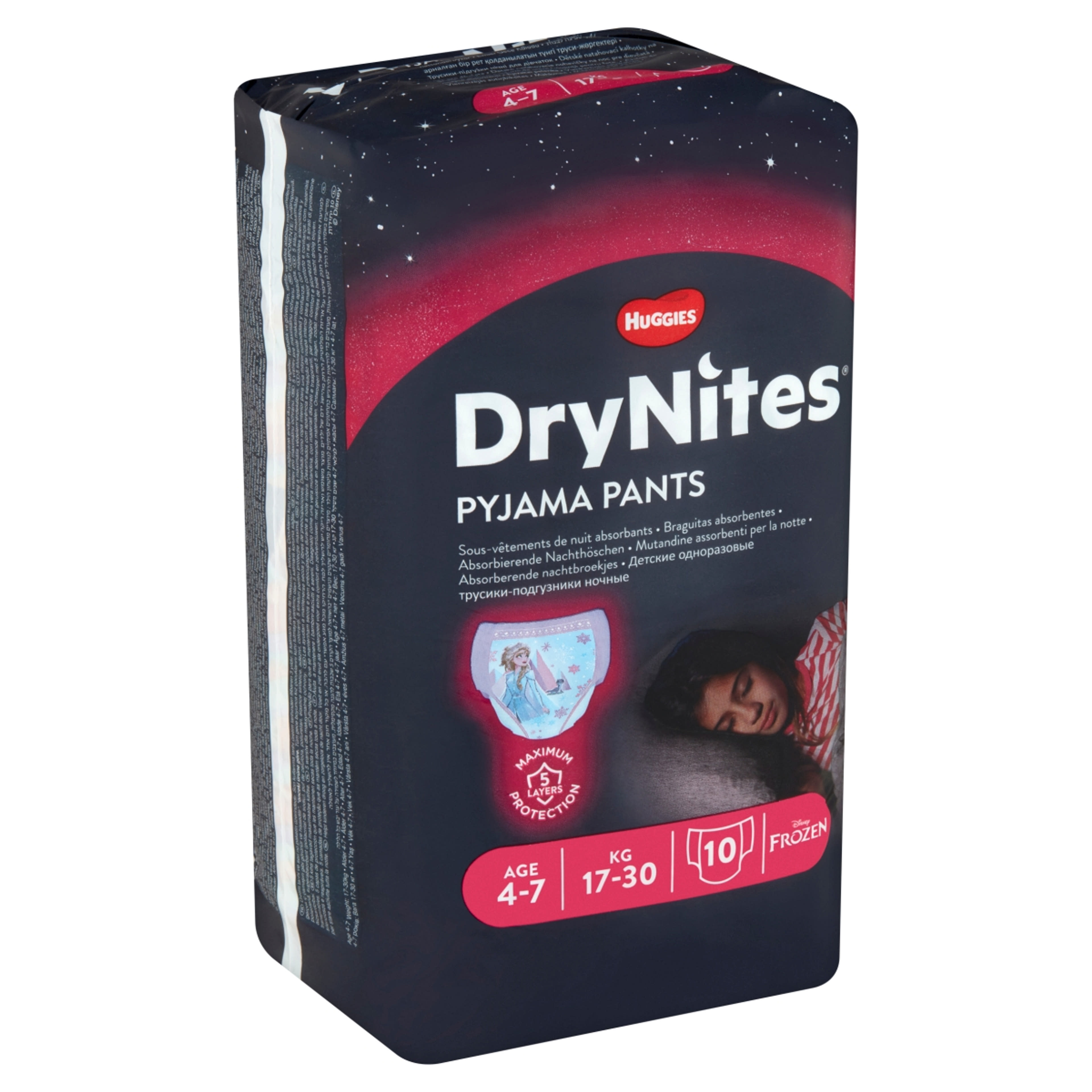 DryNites 4-7 év 17-30 kg éjszakai pelenka - 10 db-2