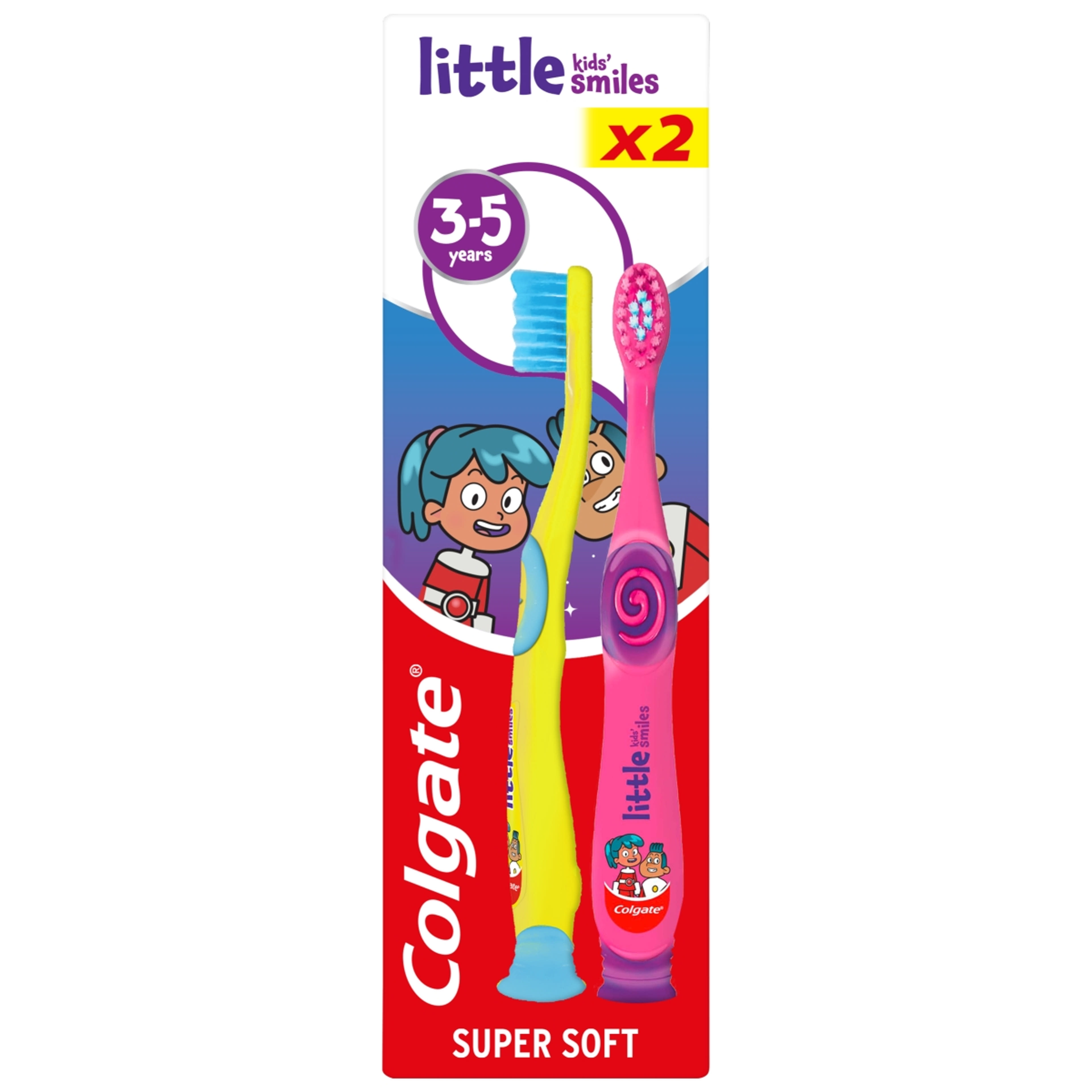 Colgate Kids Smile fogkefe 3-5 éves gyerekek részére duo - 1 db-10