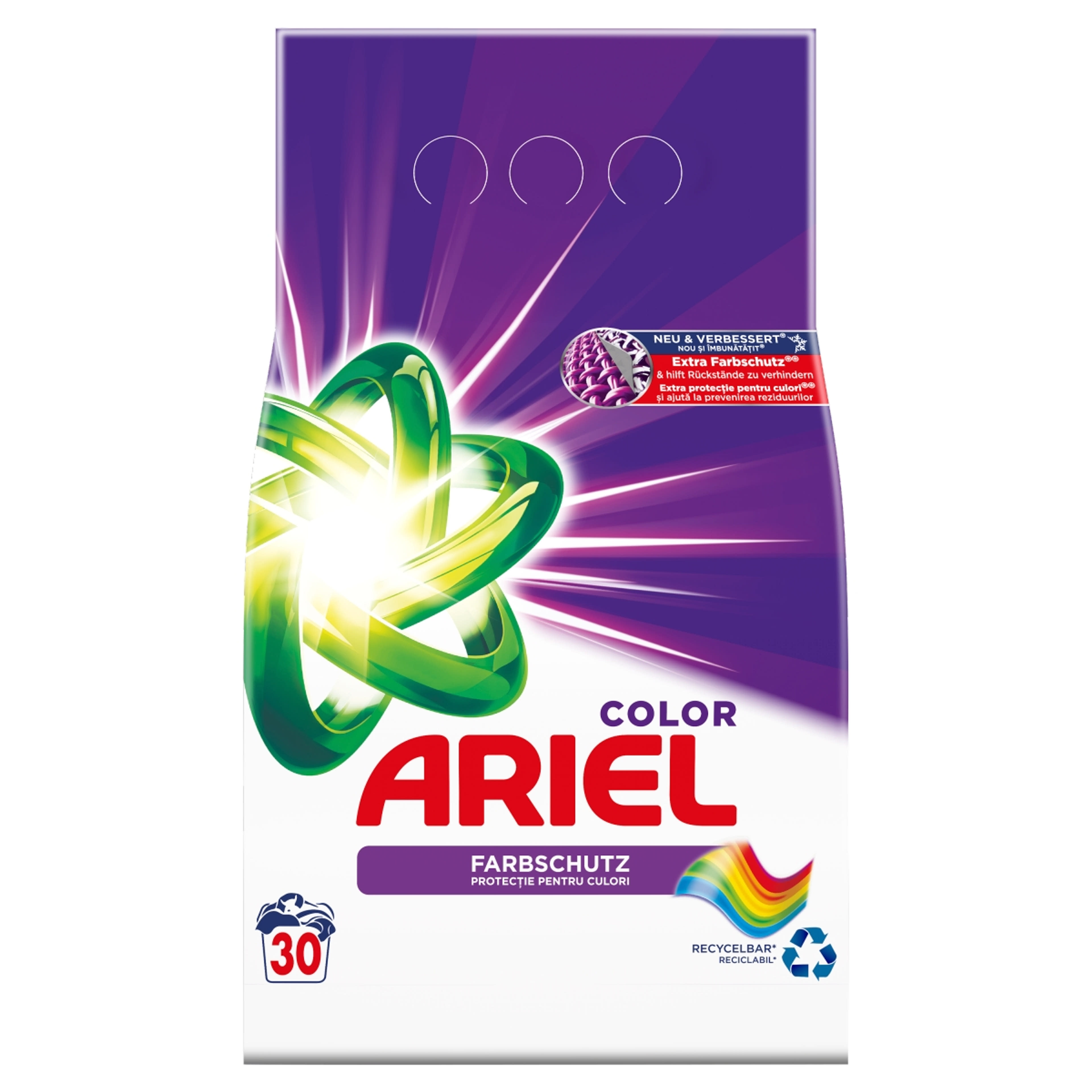 Ariel Color Protection mosópor 30 mosáshoz - 1950 g-1