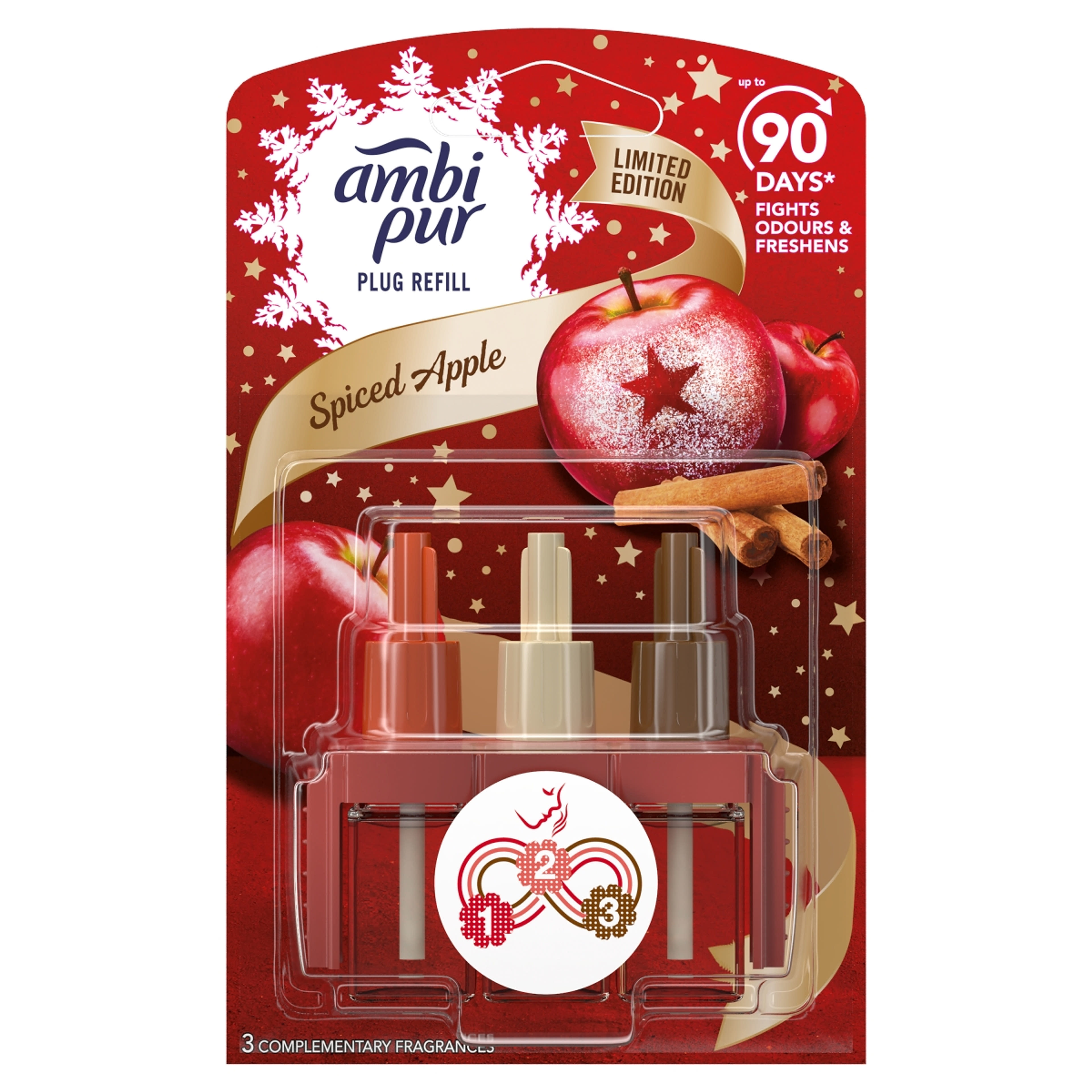 Ambi Pur 3Volution elektromos légfrissítő utántöltő, Spiced Apple - 20 ml