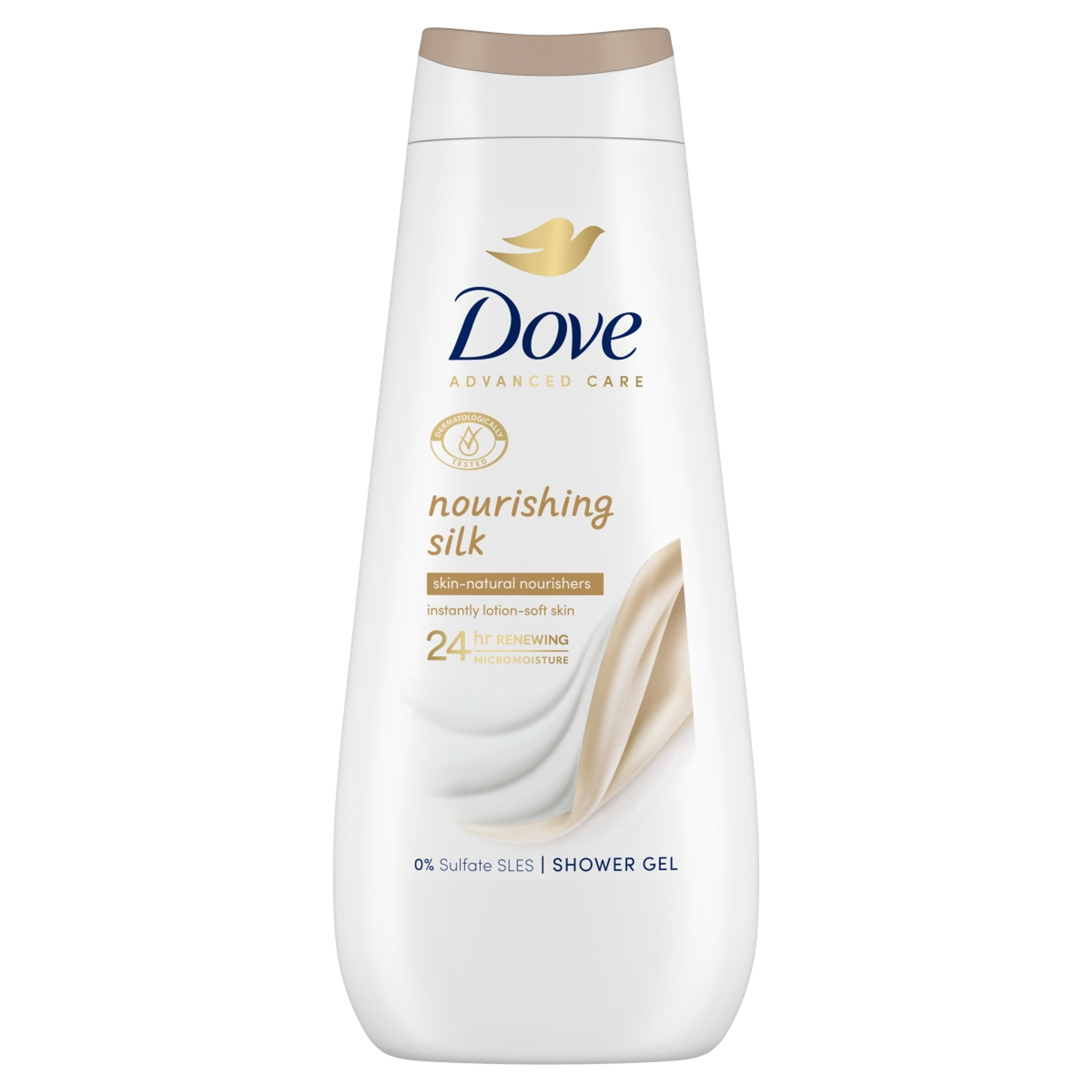 Dove Advanced Care Nourishing Silk krémtusfürdő - 400 ml