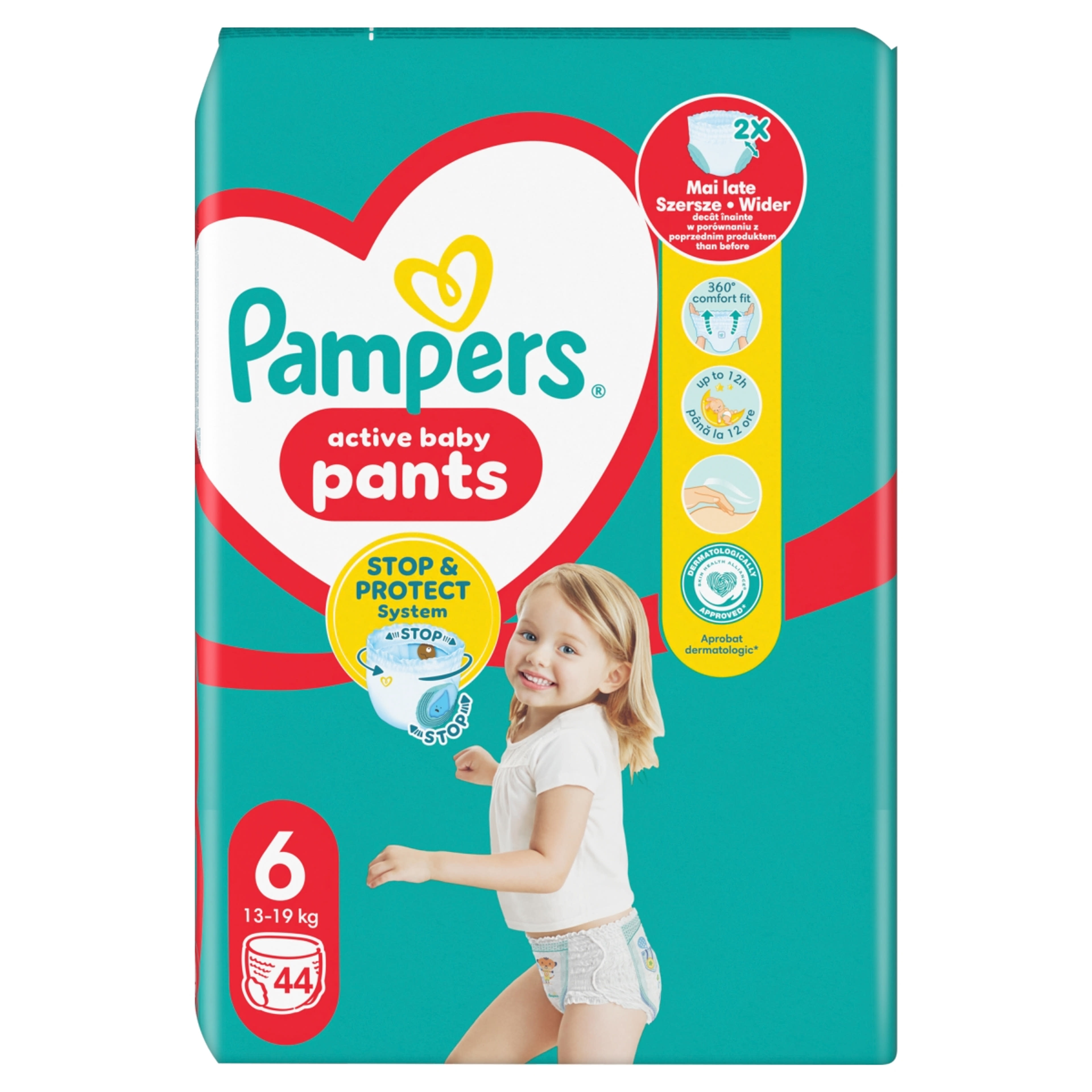Pampers Pants Jumbo Pack Pelenka 6-os 14-19 kg - 44 db