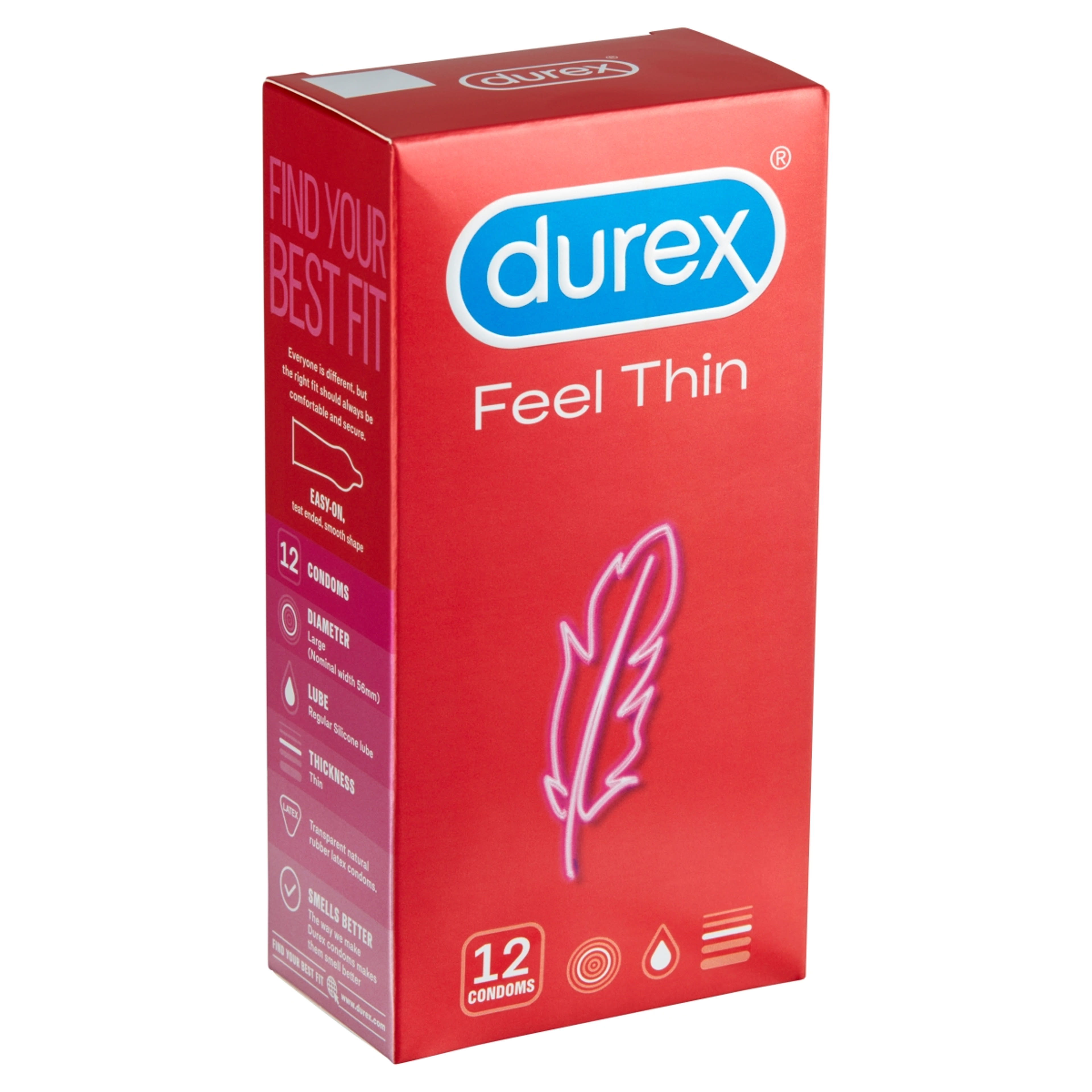 Durex Feel Thin óvszer - 12 db-2
