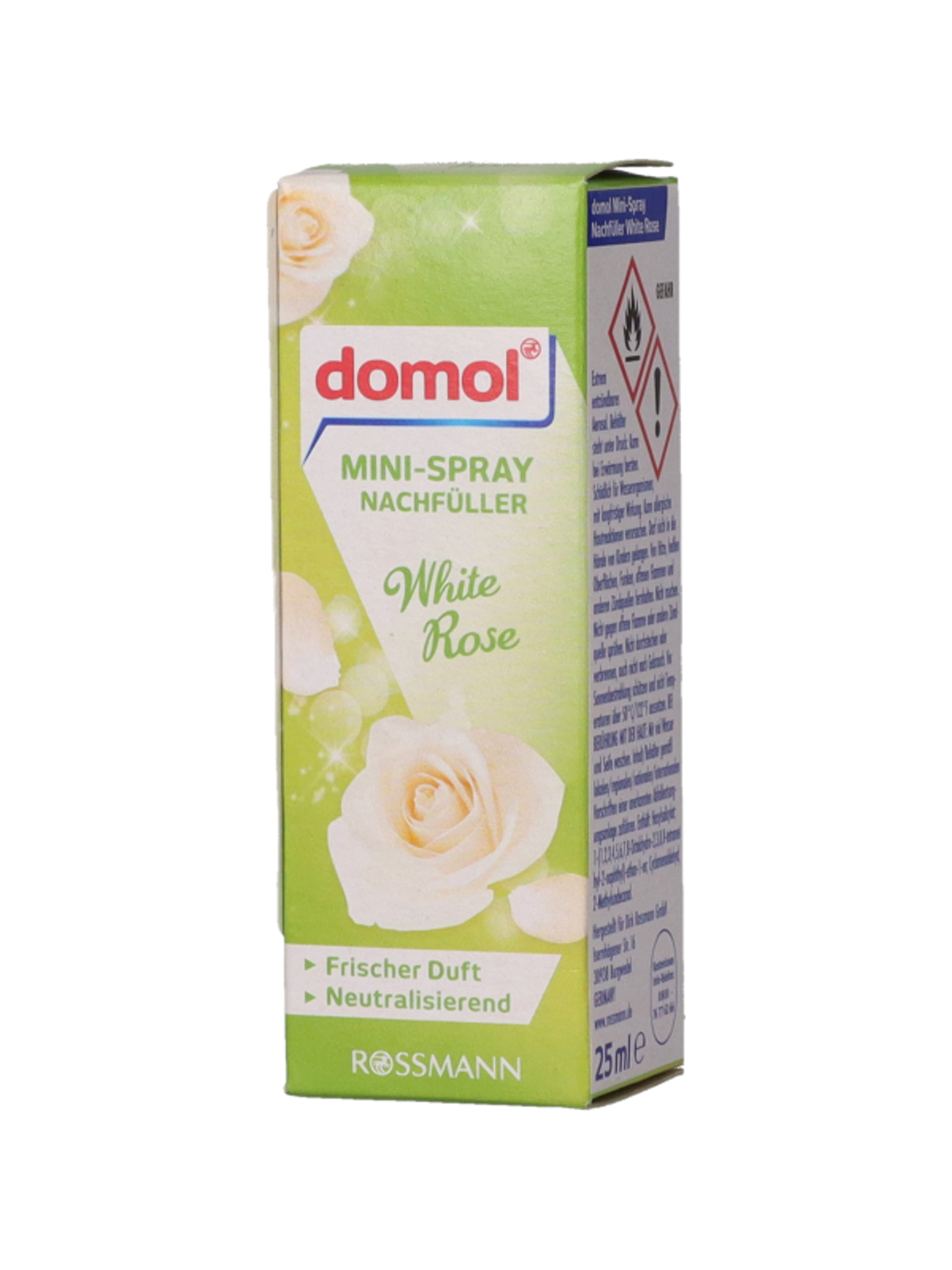 Domol White Rose Mini-Spray Utántöltő - 25 ml-6