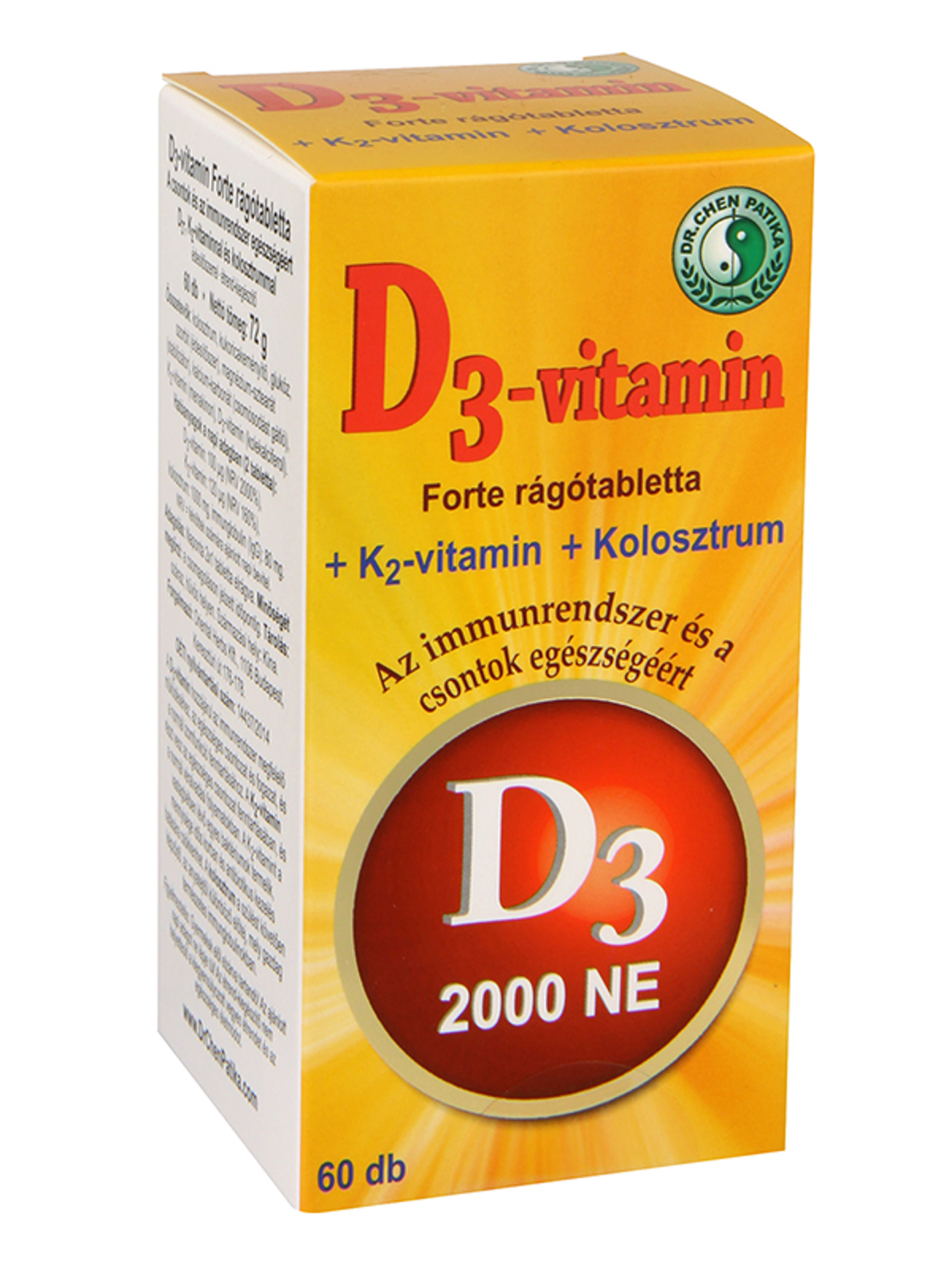 Dr.Chen Patika D3 Vitamin Forte Rágótabletta - 60 db