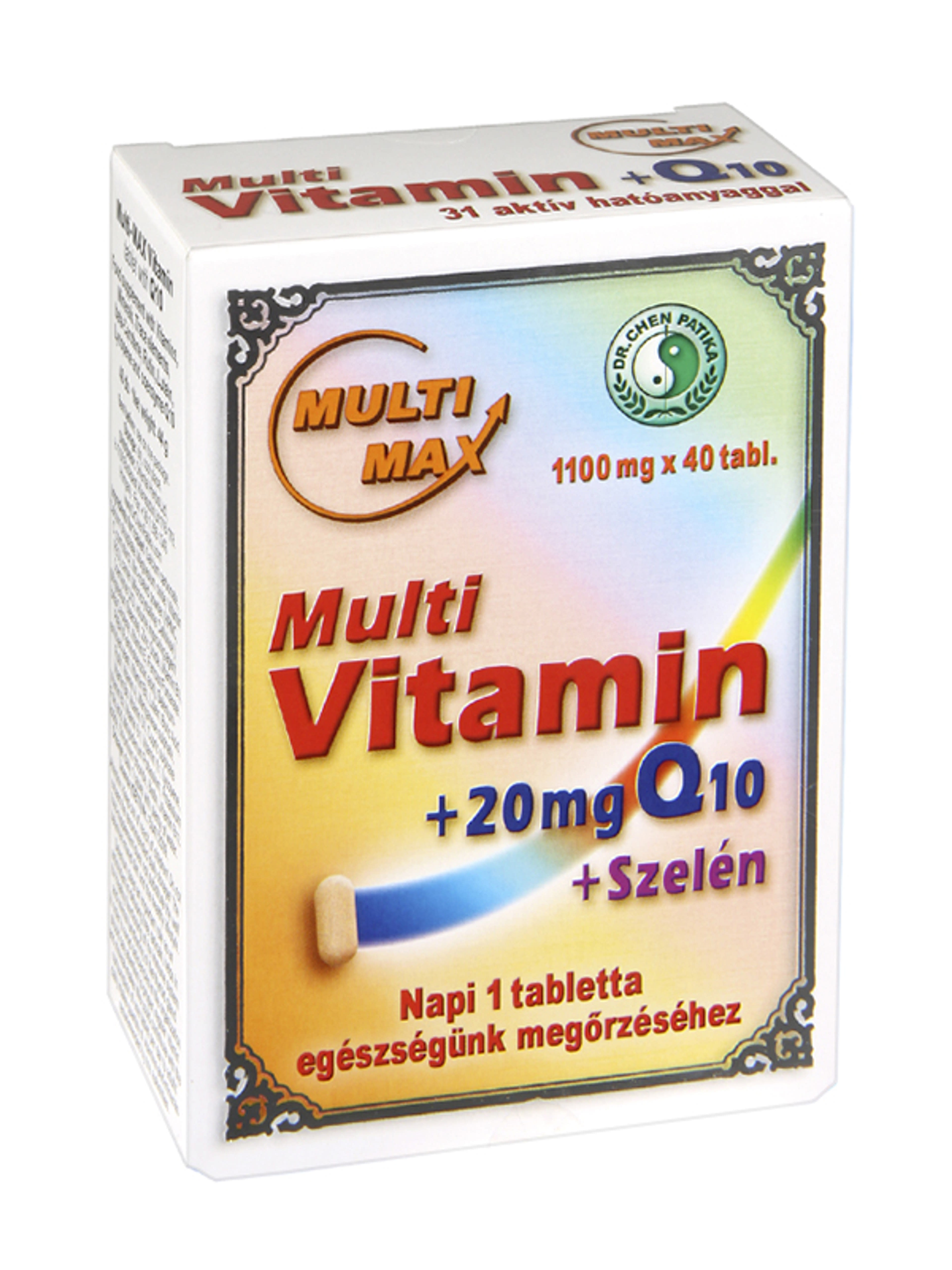 Dr.Chen Patika Multi-Max Vitamin Q10-el Tabletta - 40 db