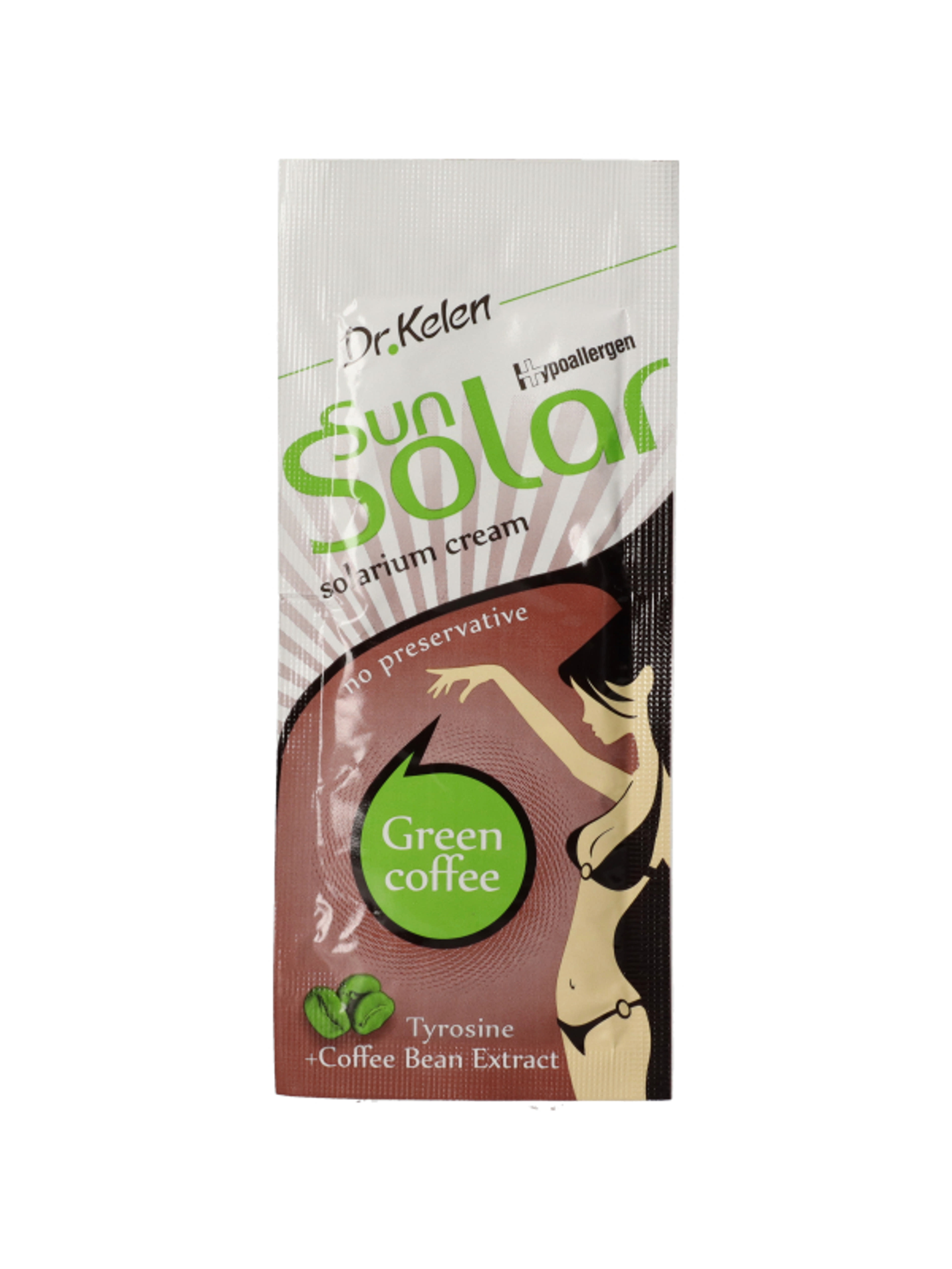 Dr.Kelen Solar Coffee Mini szoláriumkrém + zöld kávé - 12 ml