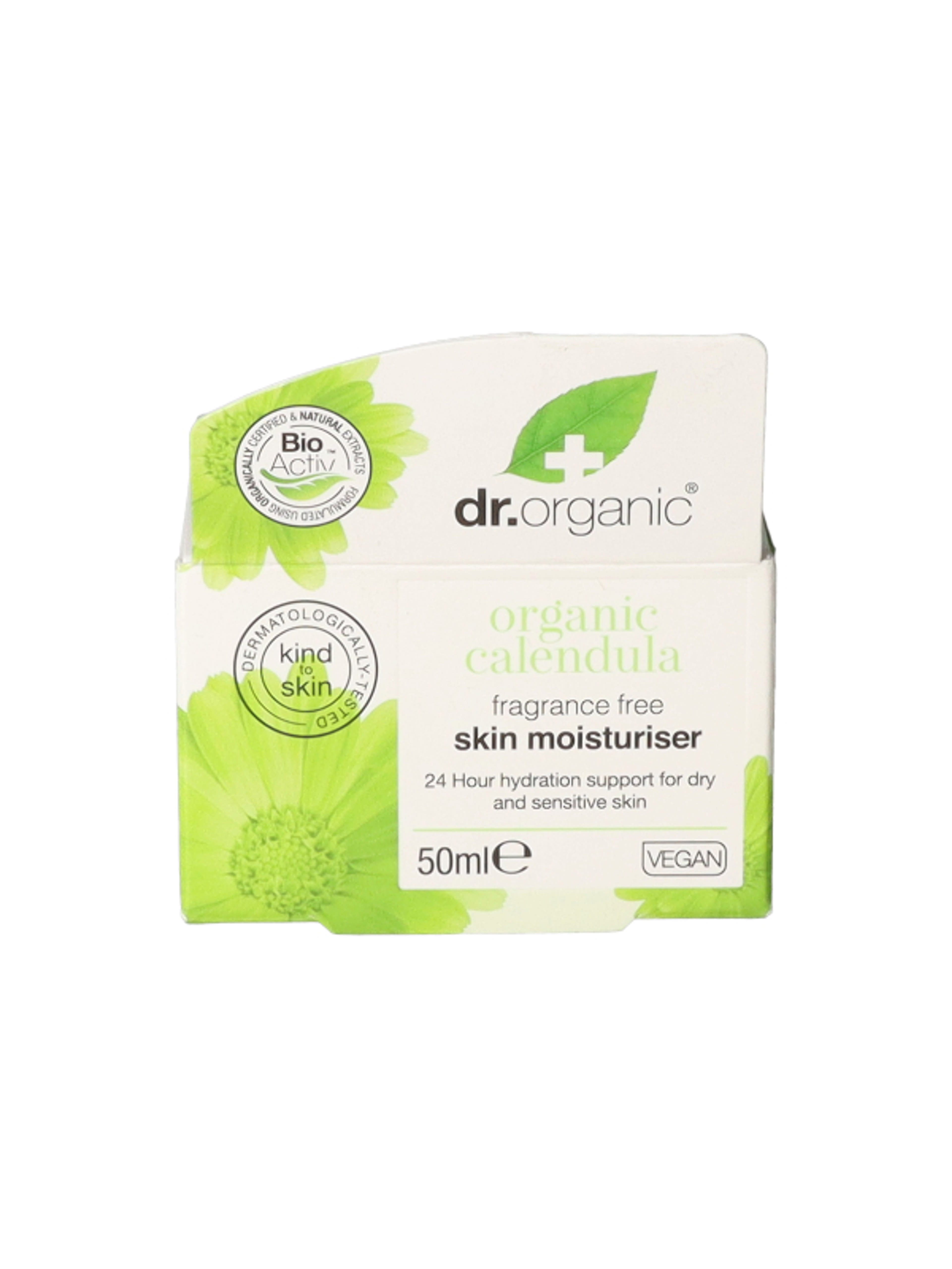Dr.Organic illatmentes hidratáló krém bio körömvirággal - 50 ml