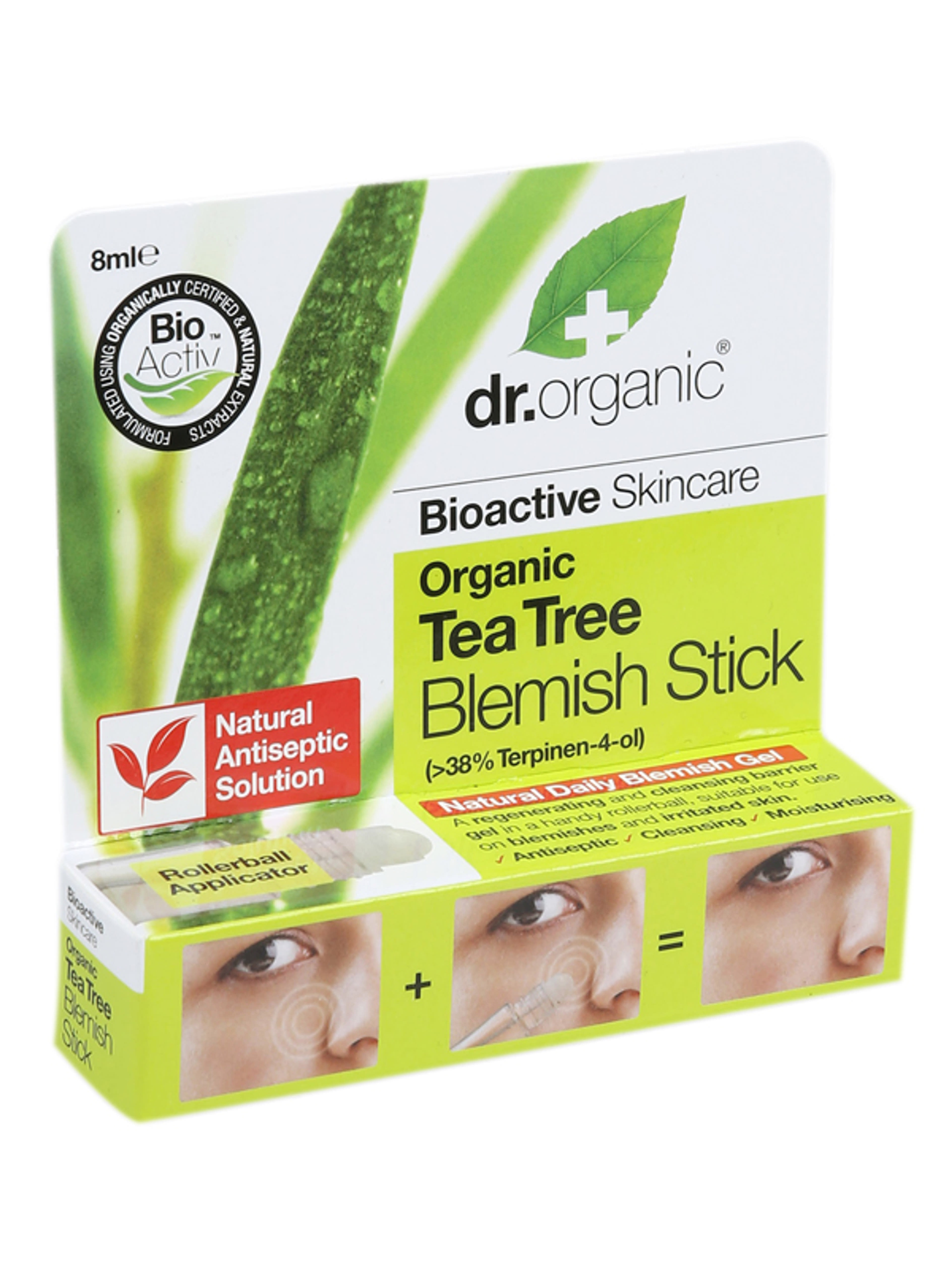 Dr.Organic teafaolajos pattanás ecsetelő gél - 8 ml