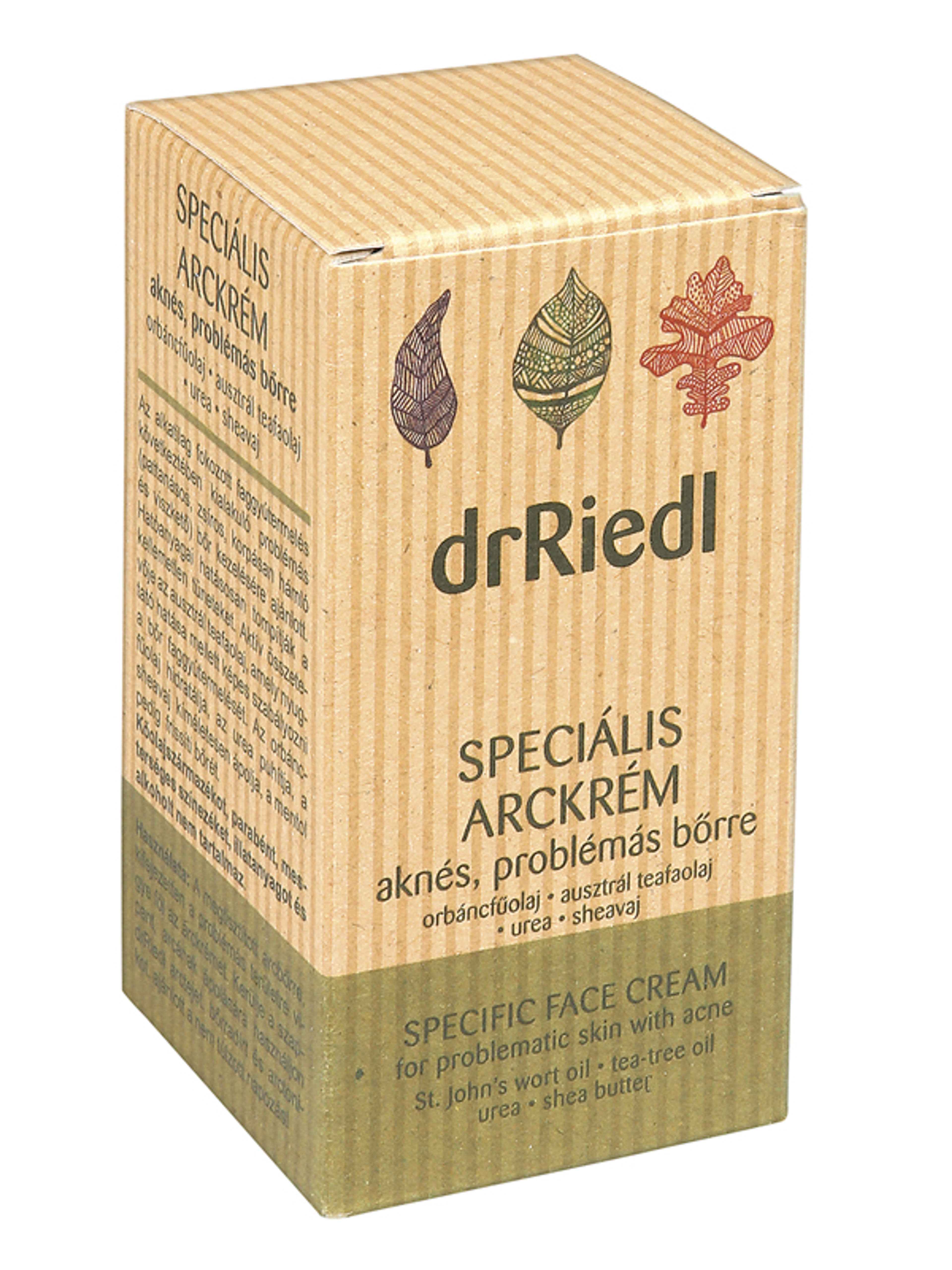 drRiedl speciális arckrém problémás bőrre - 50 ml-1