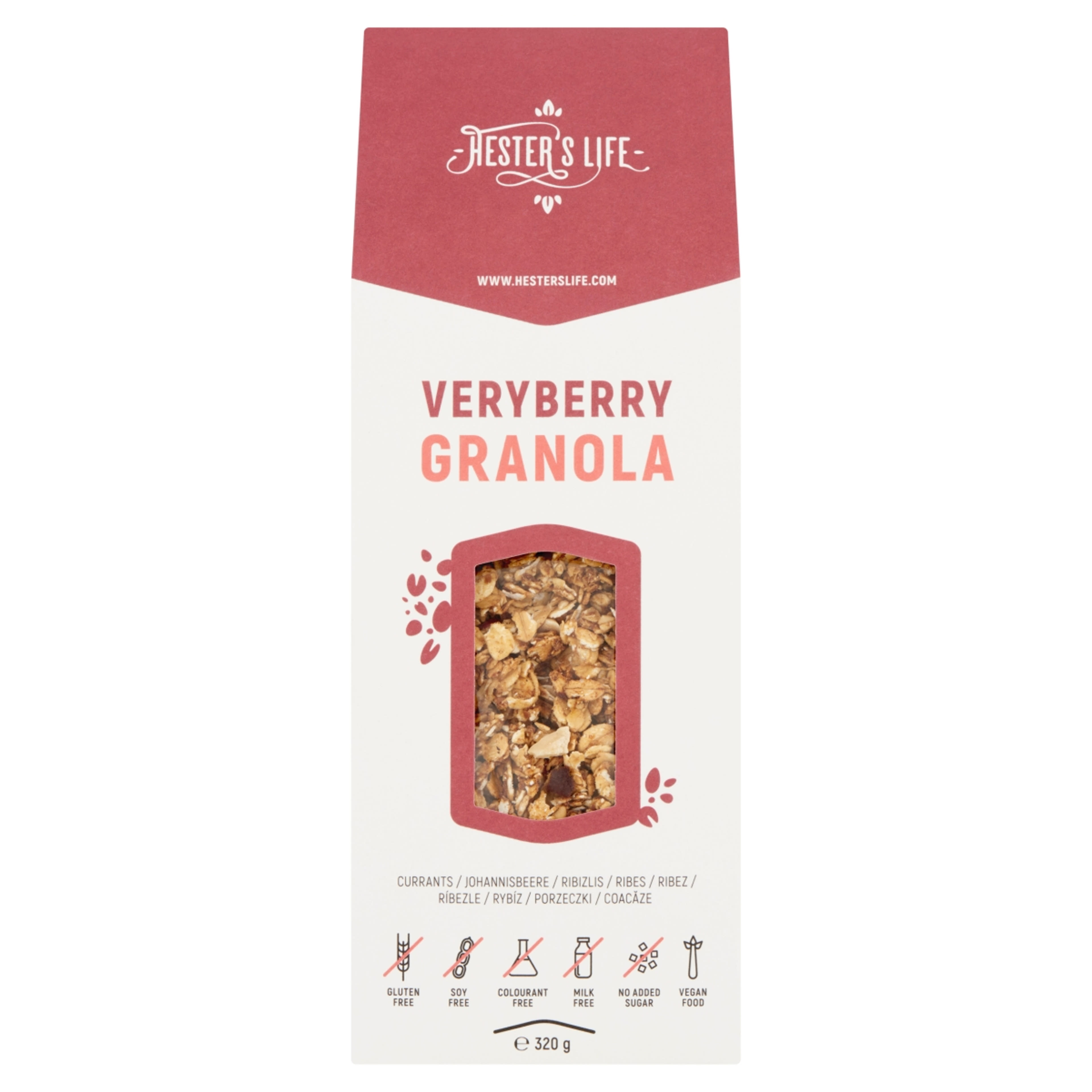 Hester's life veryberry granola - 320 g-1