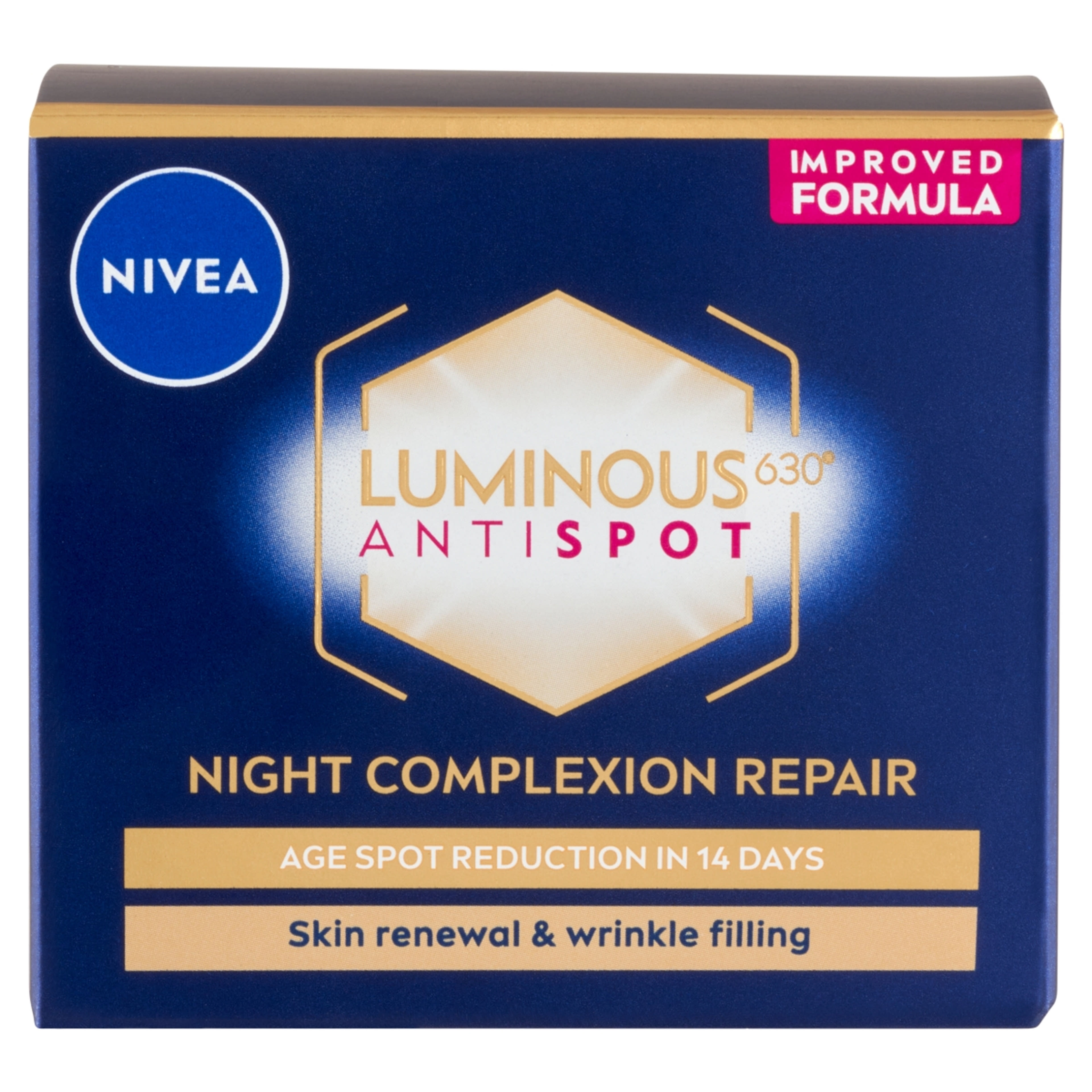 Nivea Cellular luminous630 pigmentfoltok ellen éjszakai arckrém - 50 ml