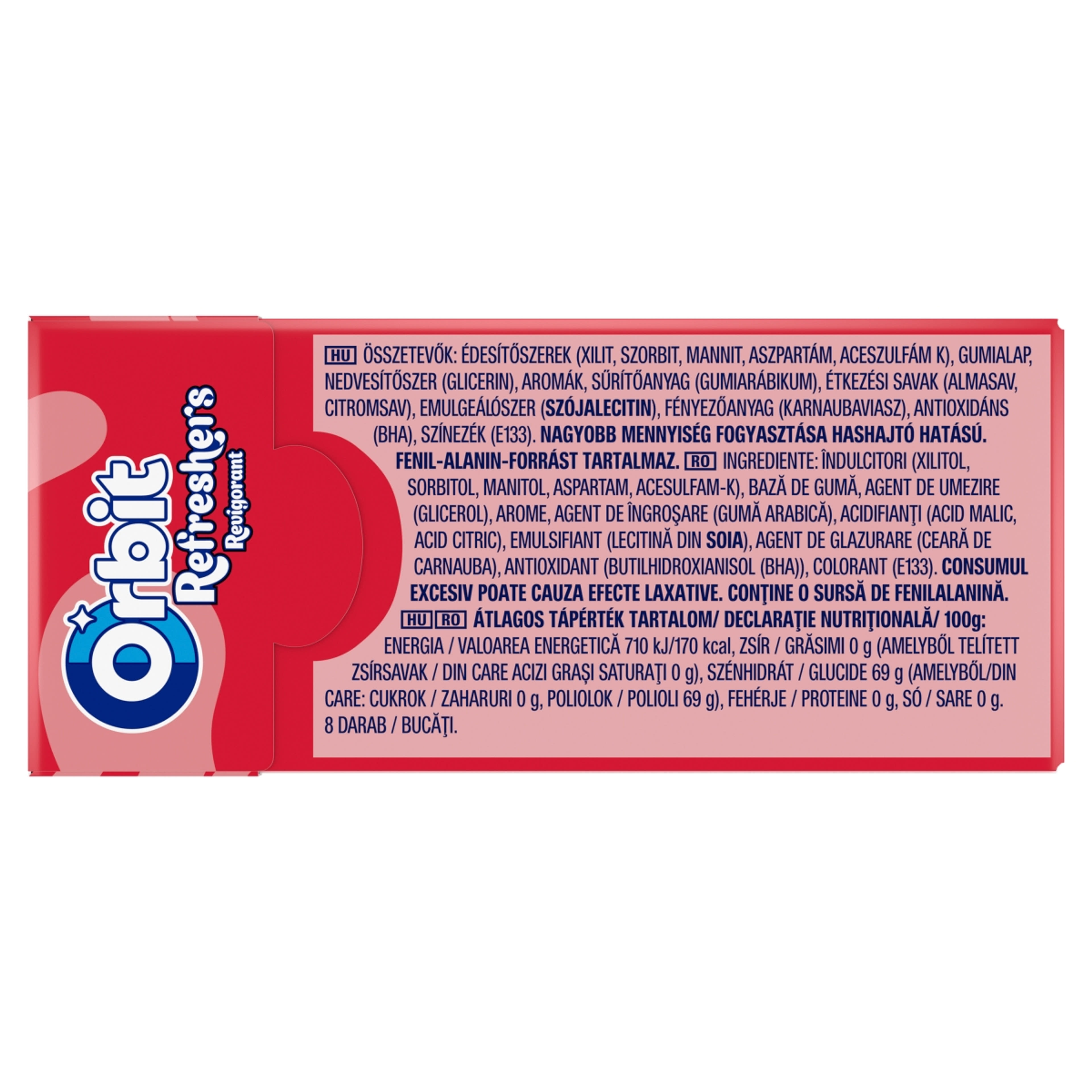Orbit Refreshers eper- és citromízű rágógumi - 17,9 g-3