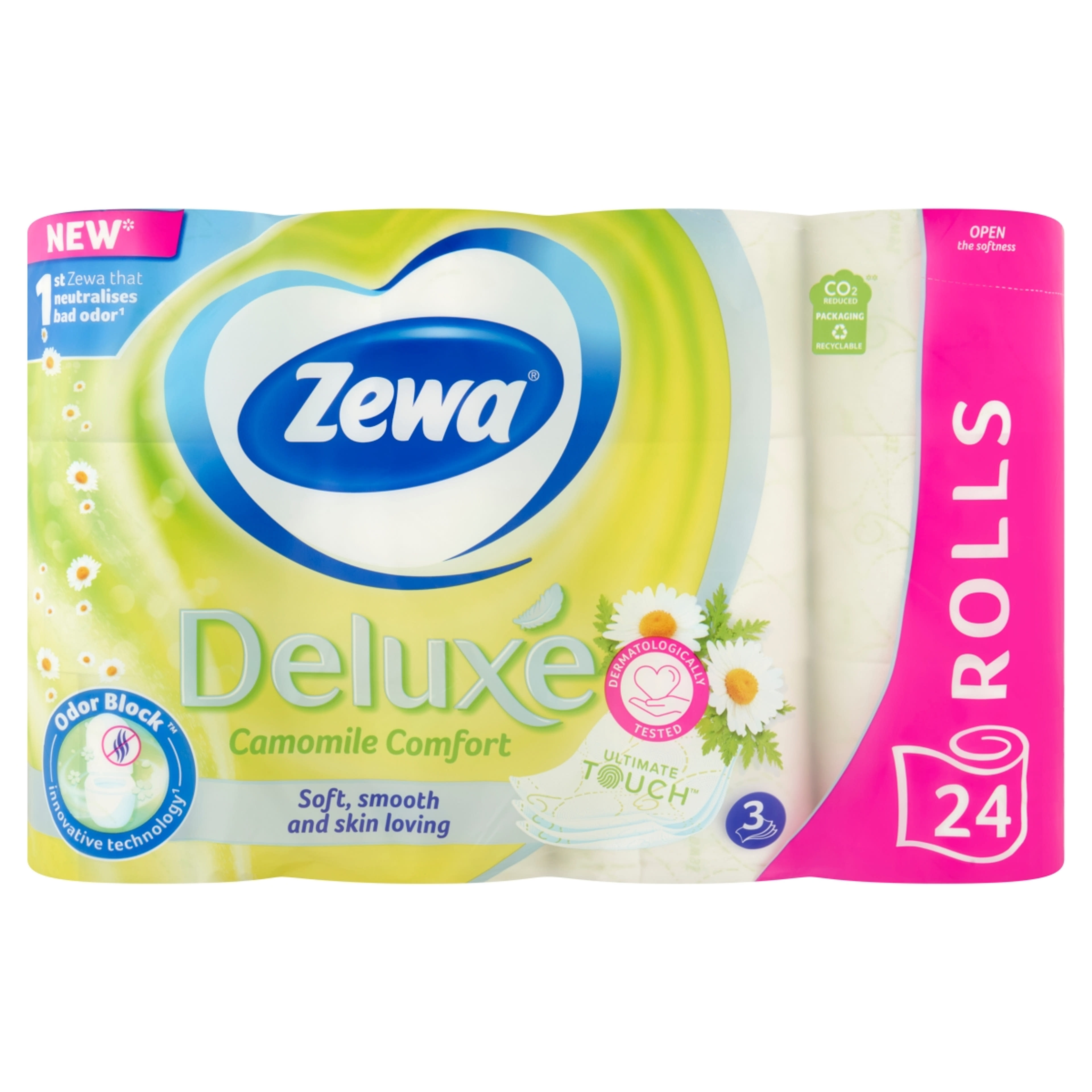 Zewa Deluxe Camomile Comfort toalettpapír 3 rétegű - 24 db-1
