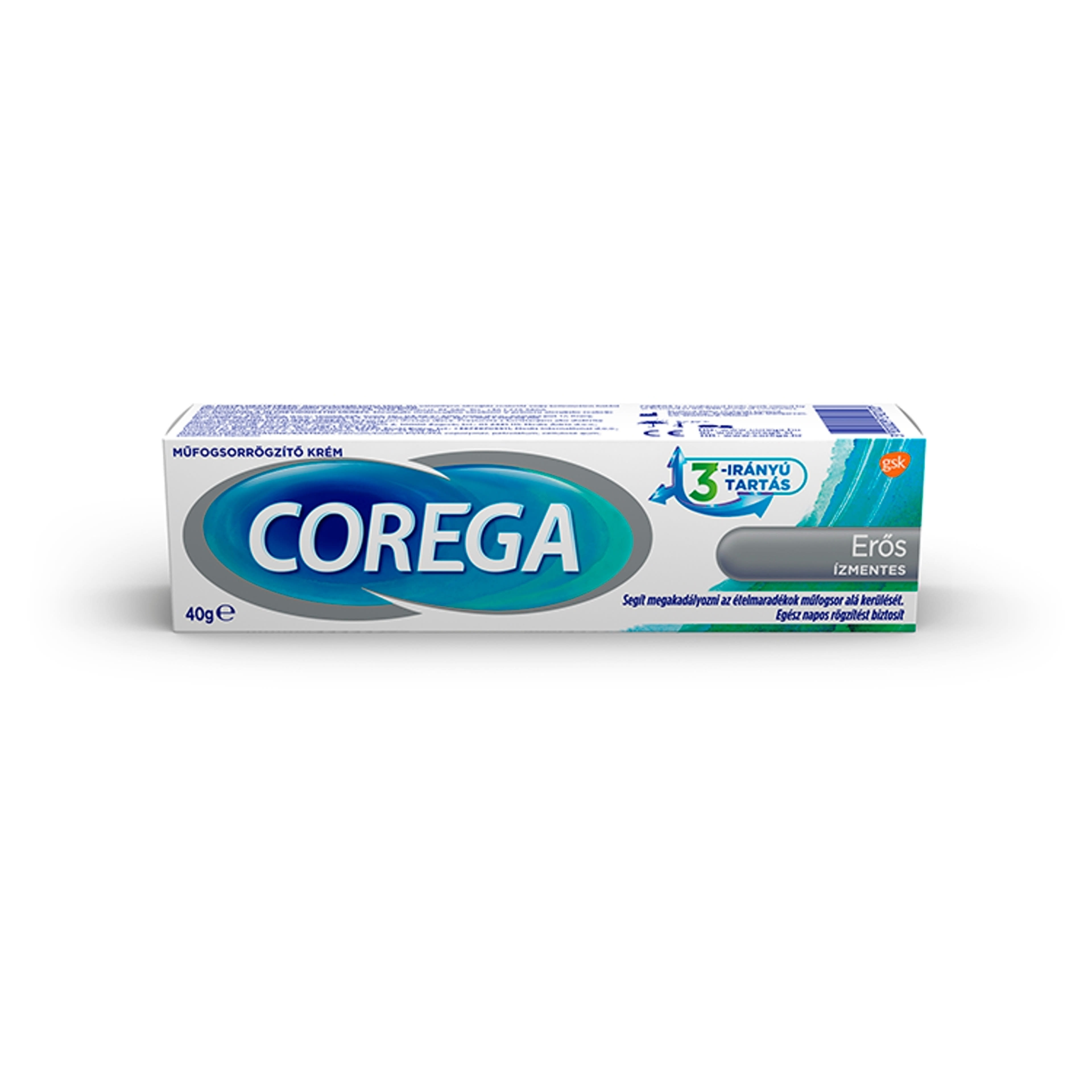 Corega Fix&Fresh ízmentes ultraerős műfogsorrögzítő krém - 40 g-1