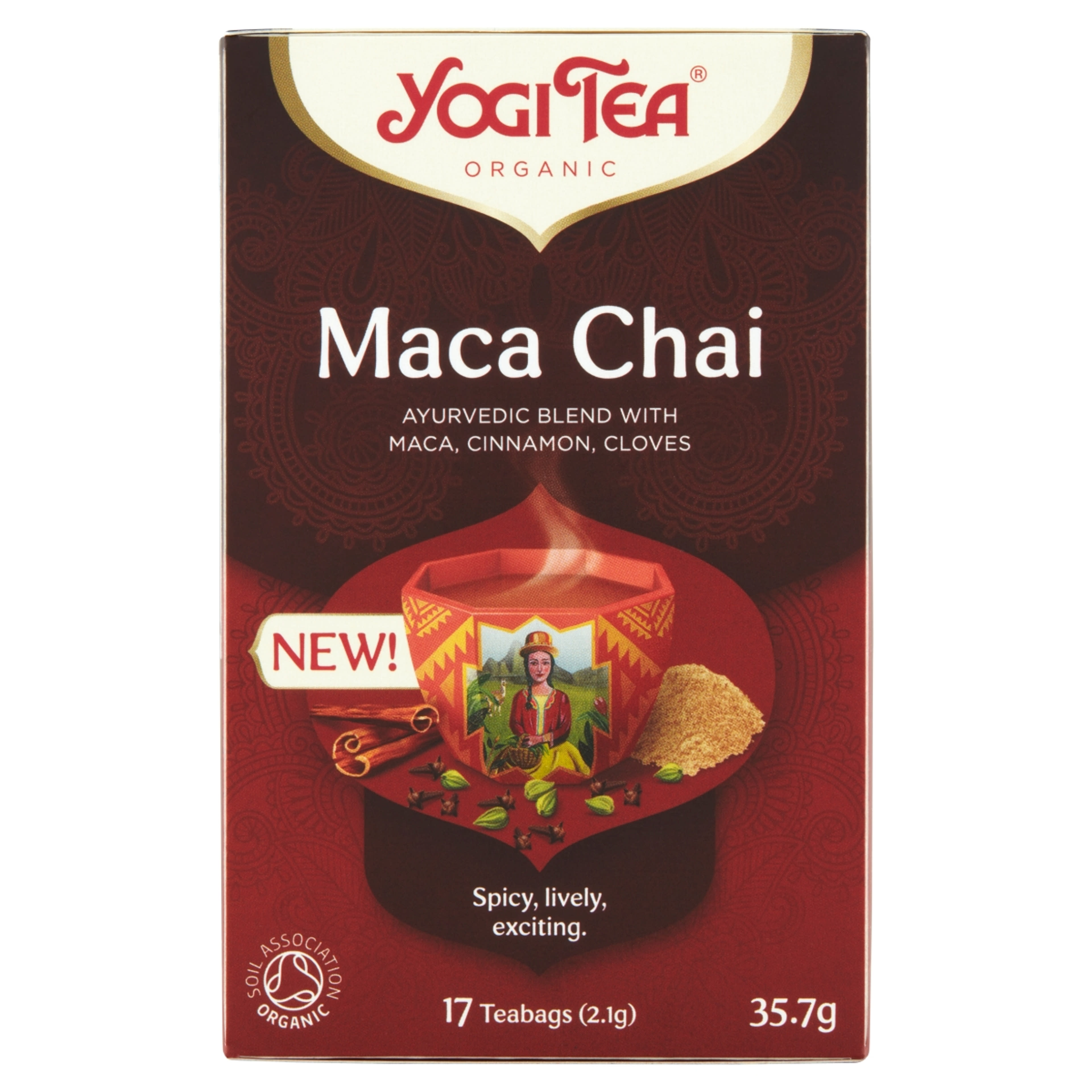 Yogi Maca Chai tea - 17 db