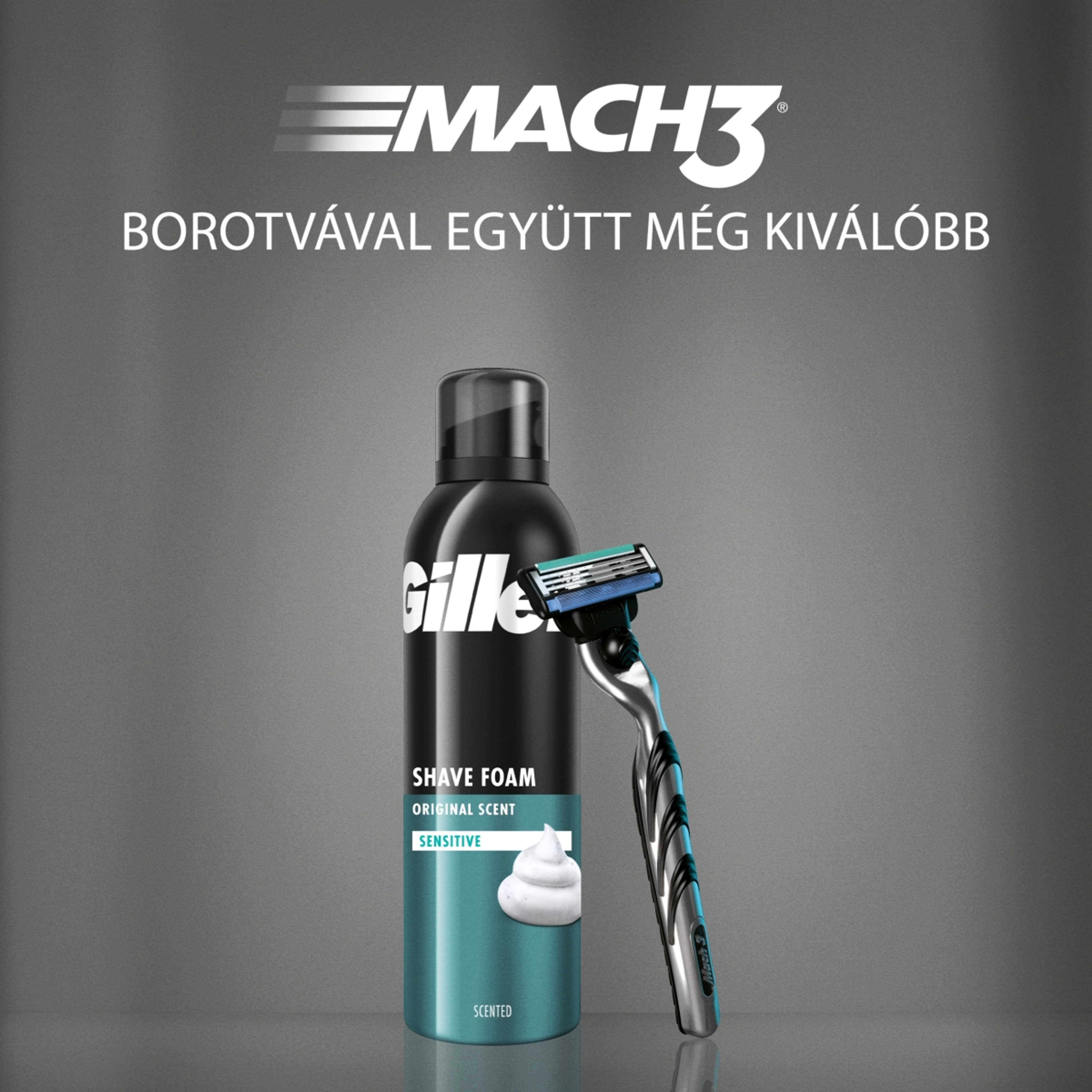 Gillette borotvahab érzékeny borre - 200 ml-7
