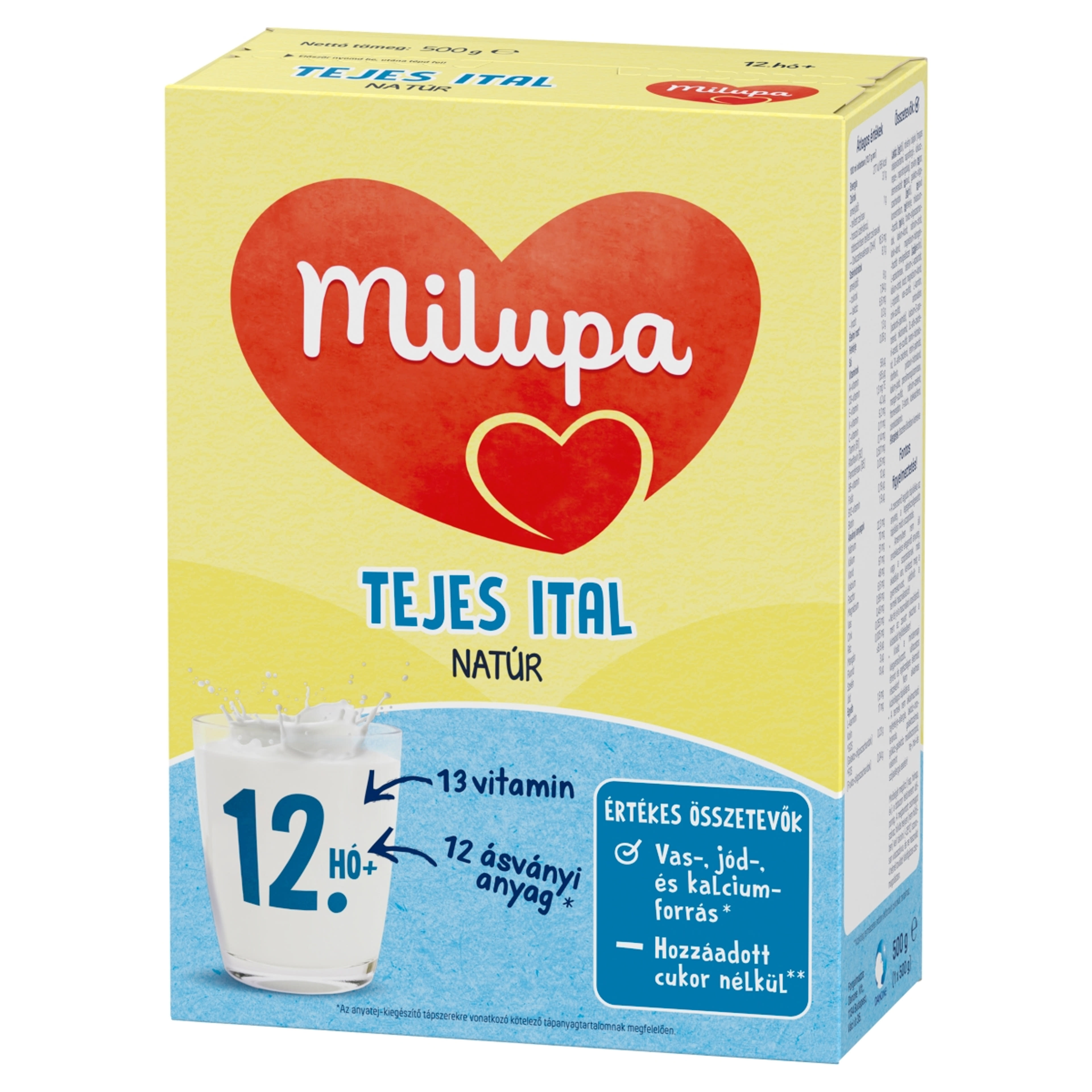 Milupa tejes ital 1 éves kortól - 500 g-2