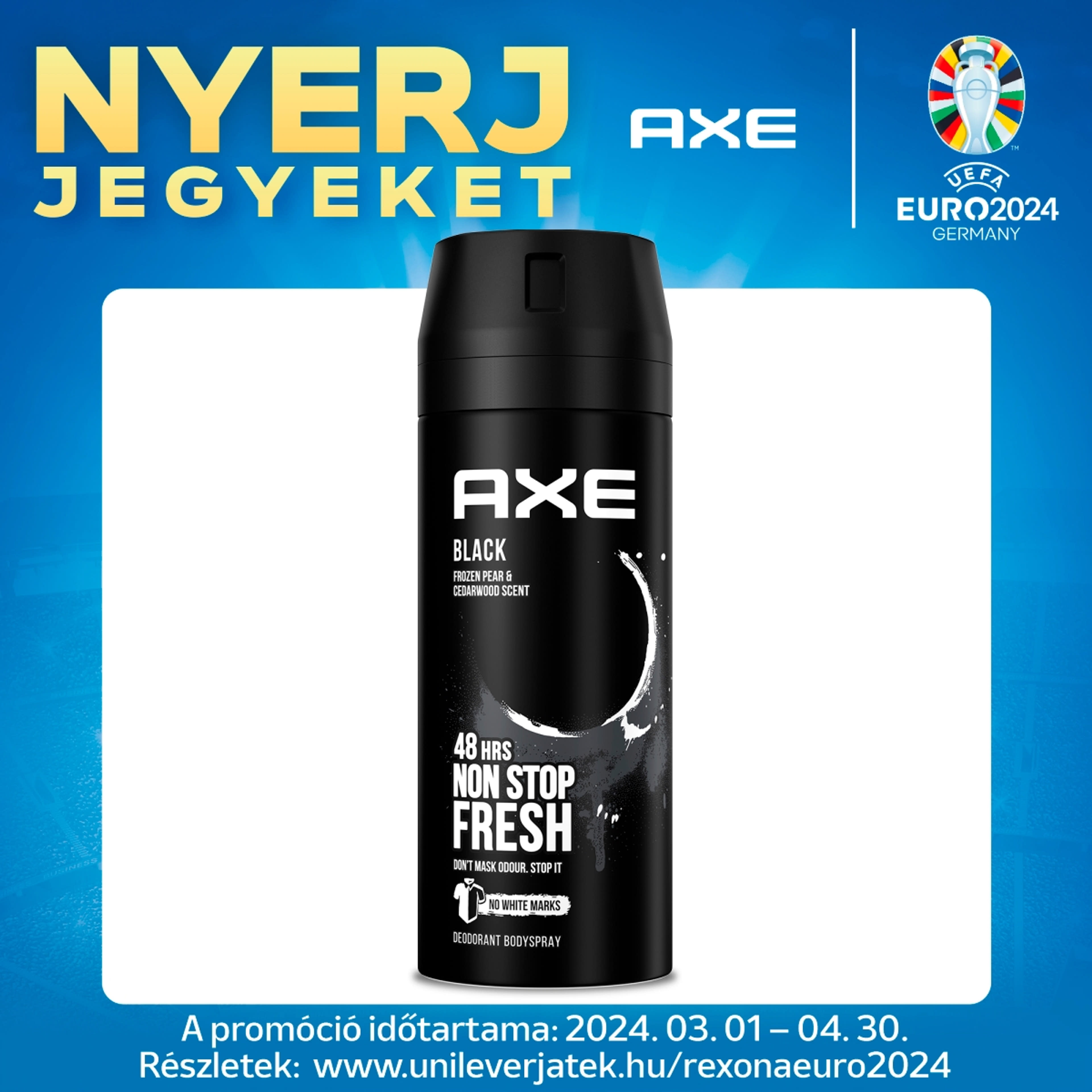 Axe Black dezodor - 150 ml