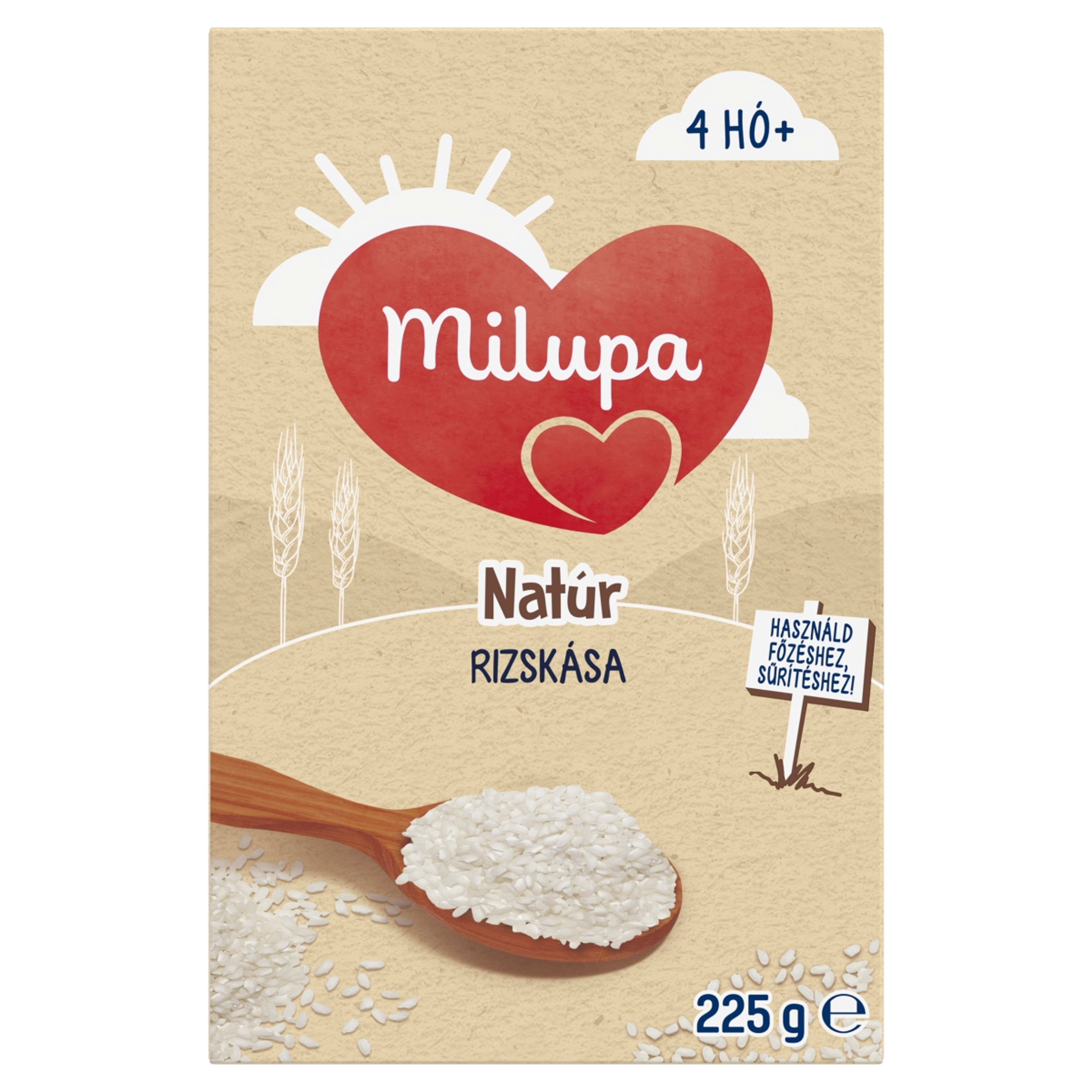 Milupa natúr rizskása 4 hónapos kortól - 225 g